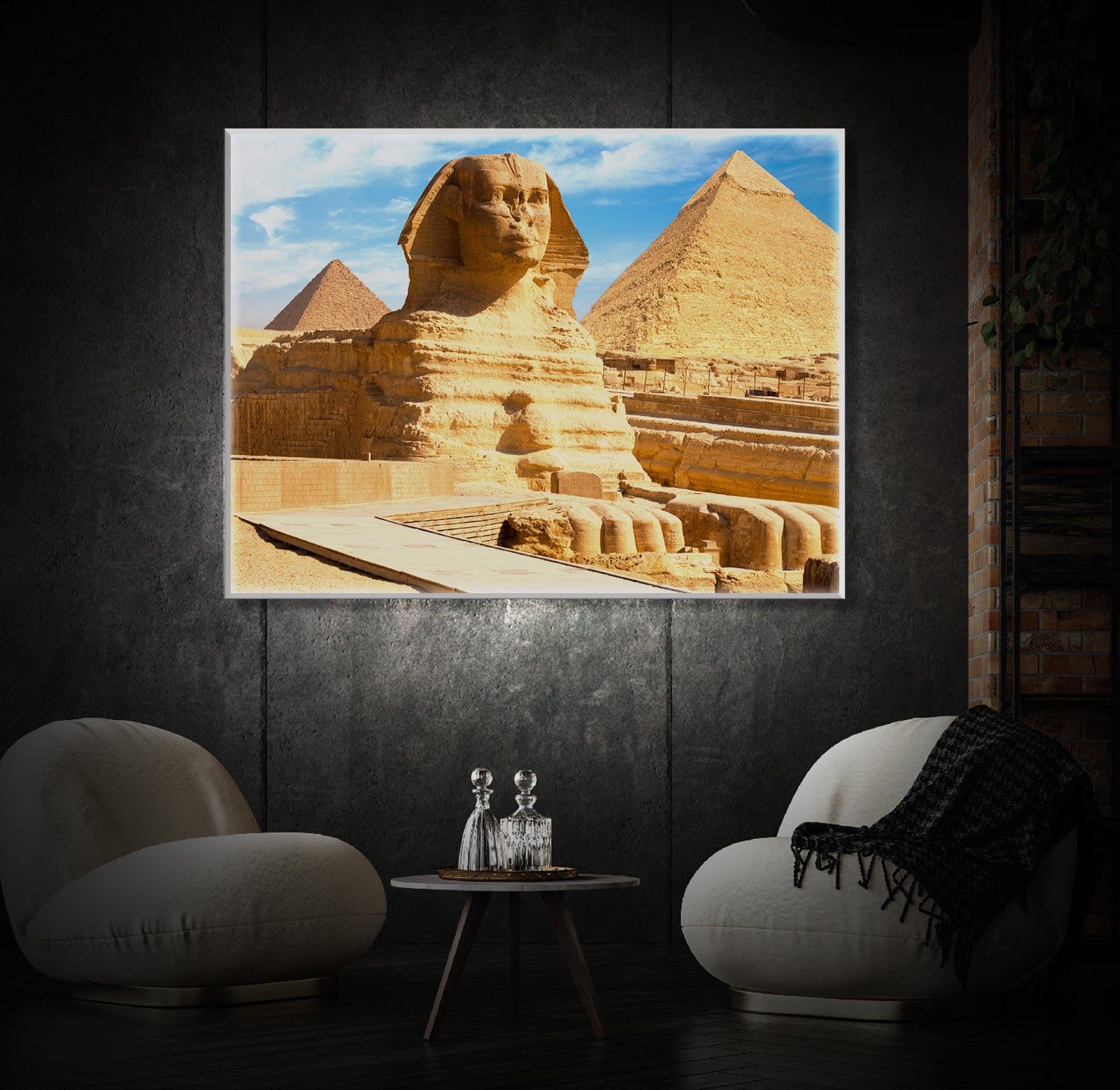 "Egypt Art" LED Leuchtbild