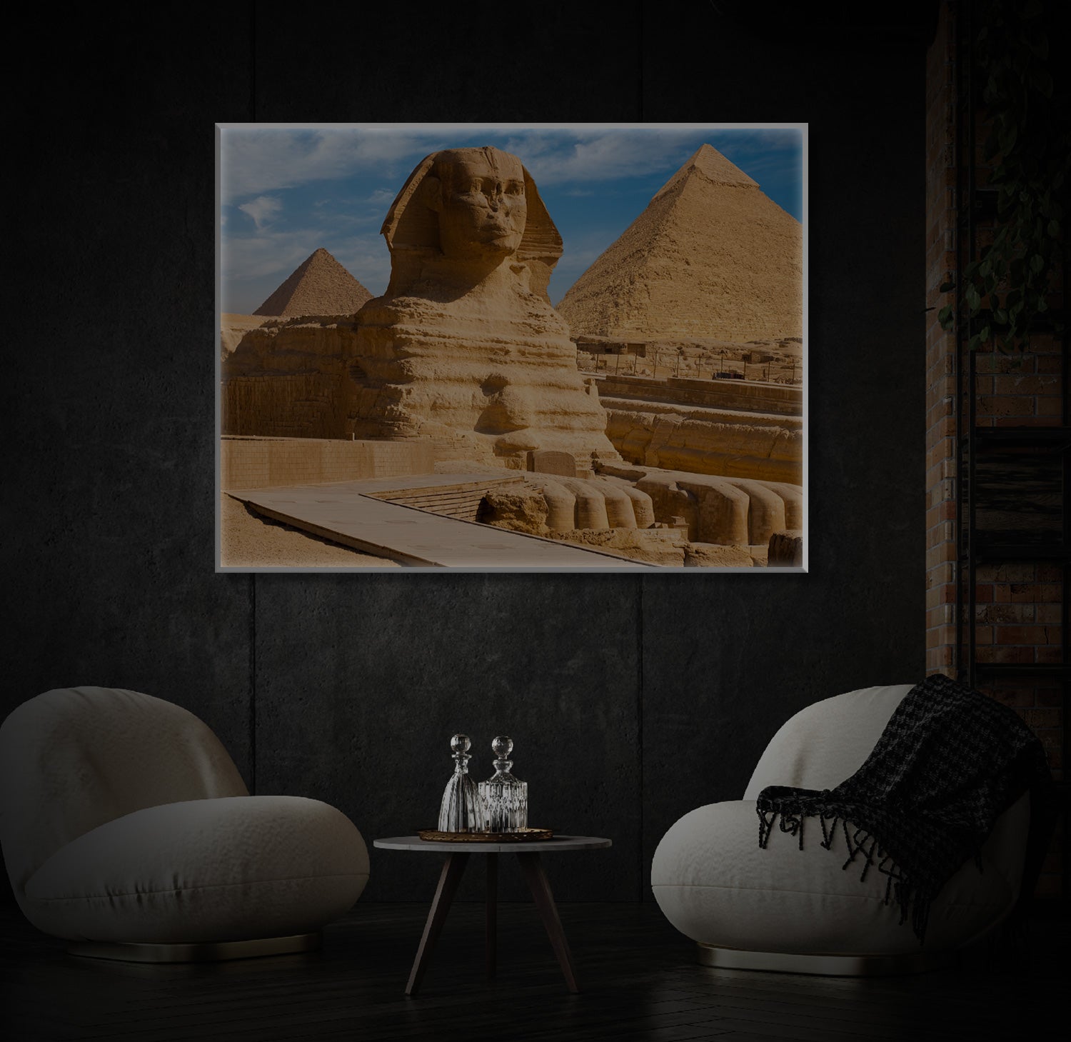 "Egypt Art" LED Leuchtbild