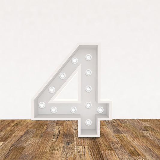 LED Marquee Buchstabe " 4 "