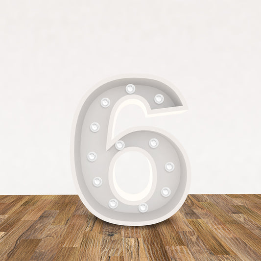 LED Marquee Buchstabe " 6 "