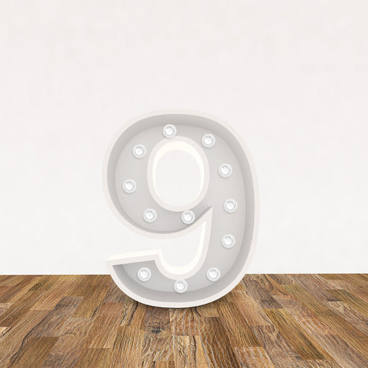 LED Marquee Buchstabe " 9 "
