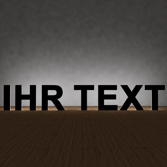 3D LED Leuchtbuchstaben " Rückleuchter " - Konfigurieren