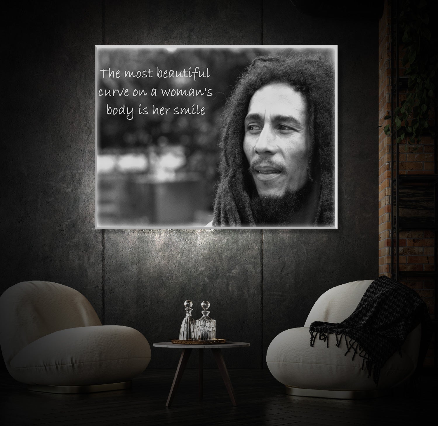 " Bob Marley " LED Leuchtbild