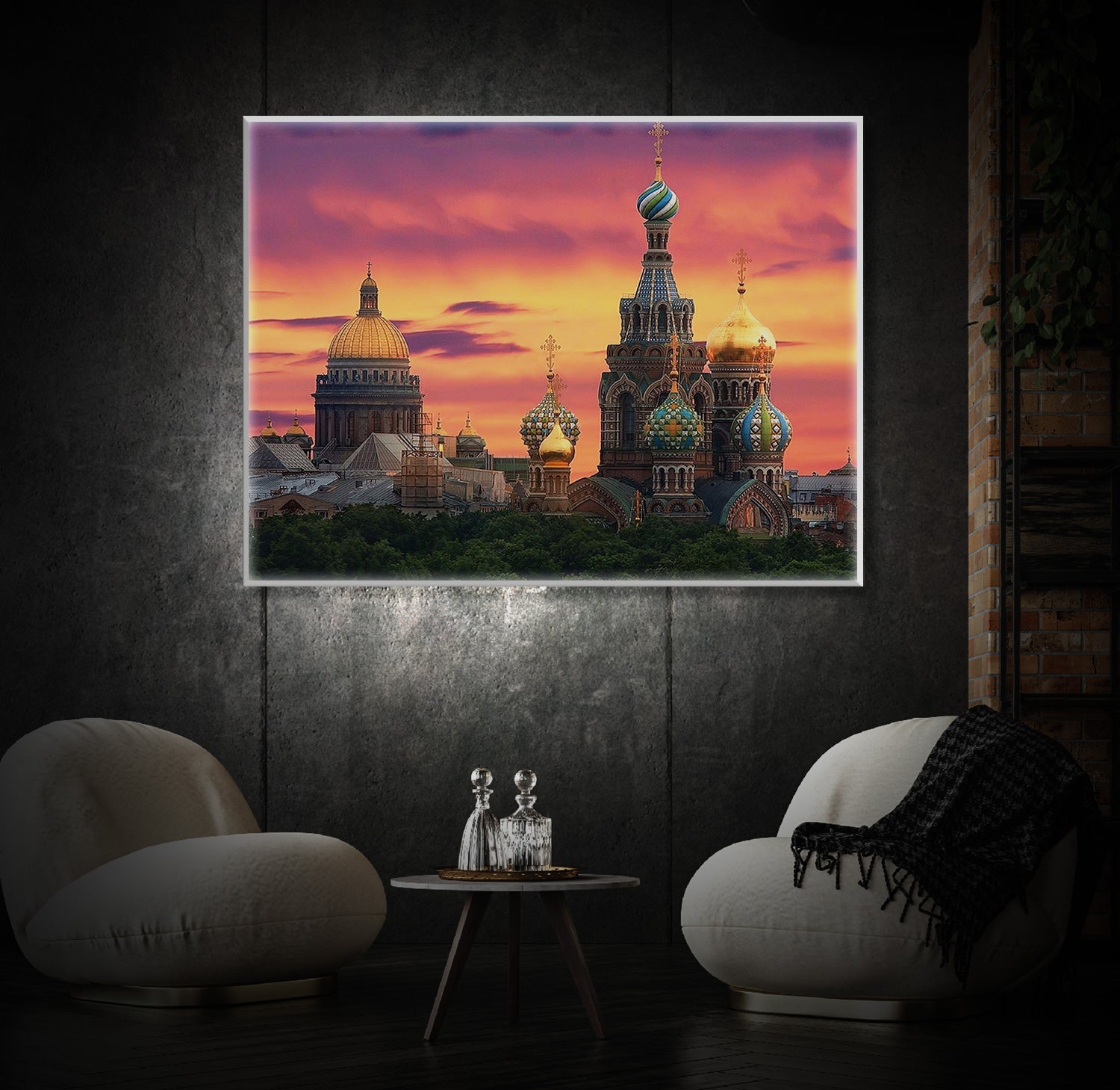 " St.Petersburg" LED Leuchtbild