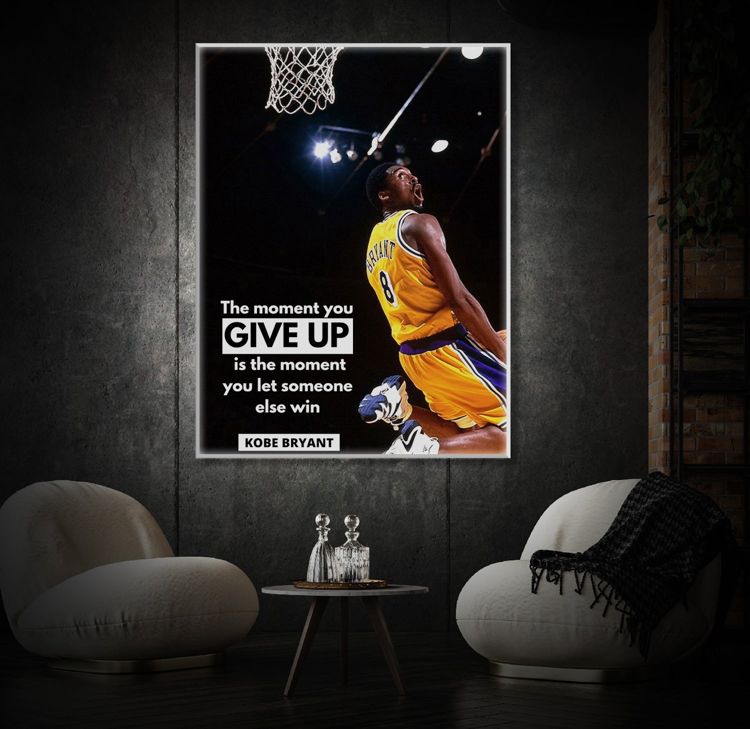 " Bryant Lakers" Leuchtbild