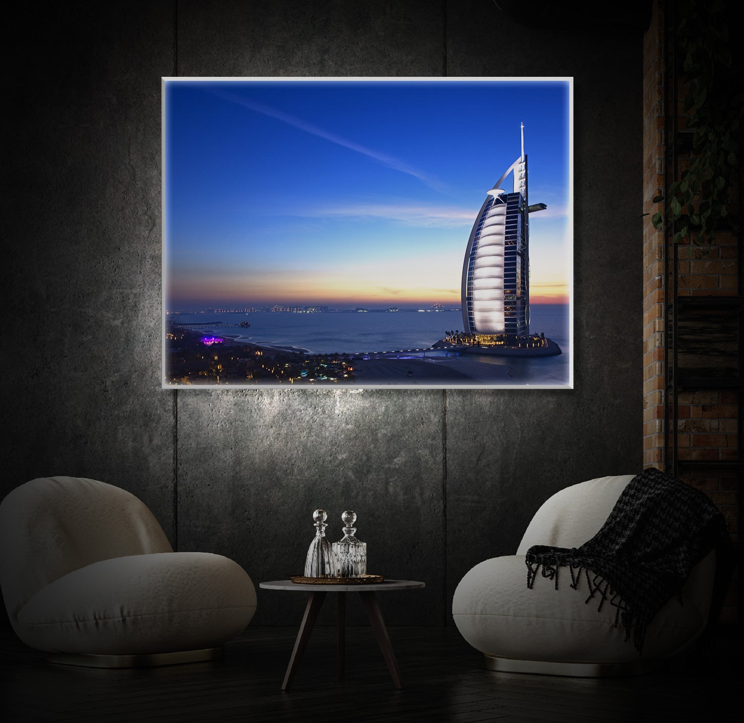 " Dubai" LED Leuchtbild