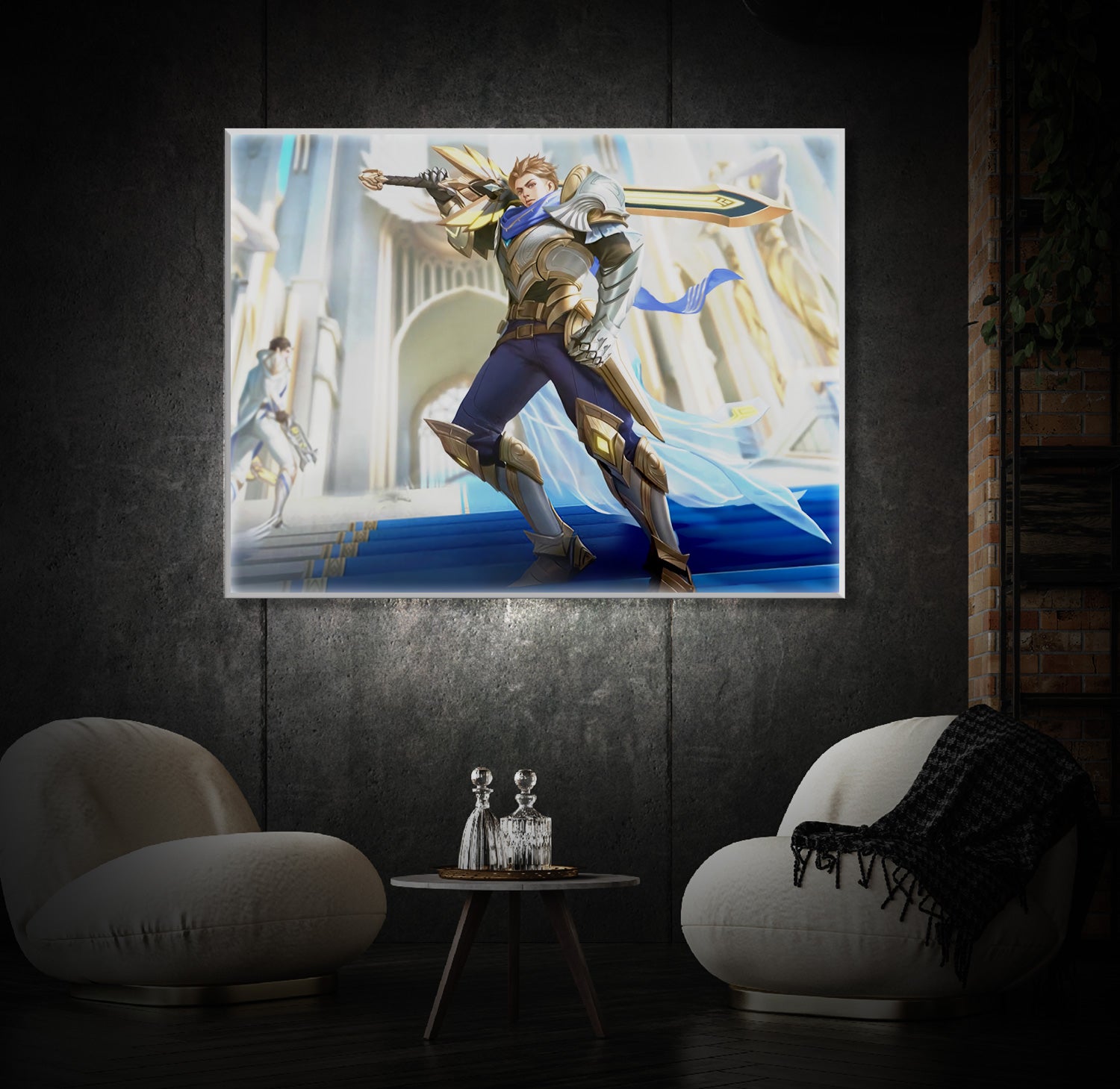 " Anime Alucard Lightborn" LED Leuchtbild