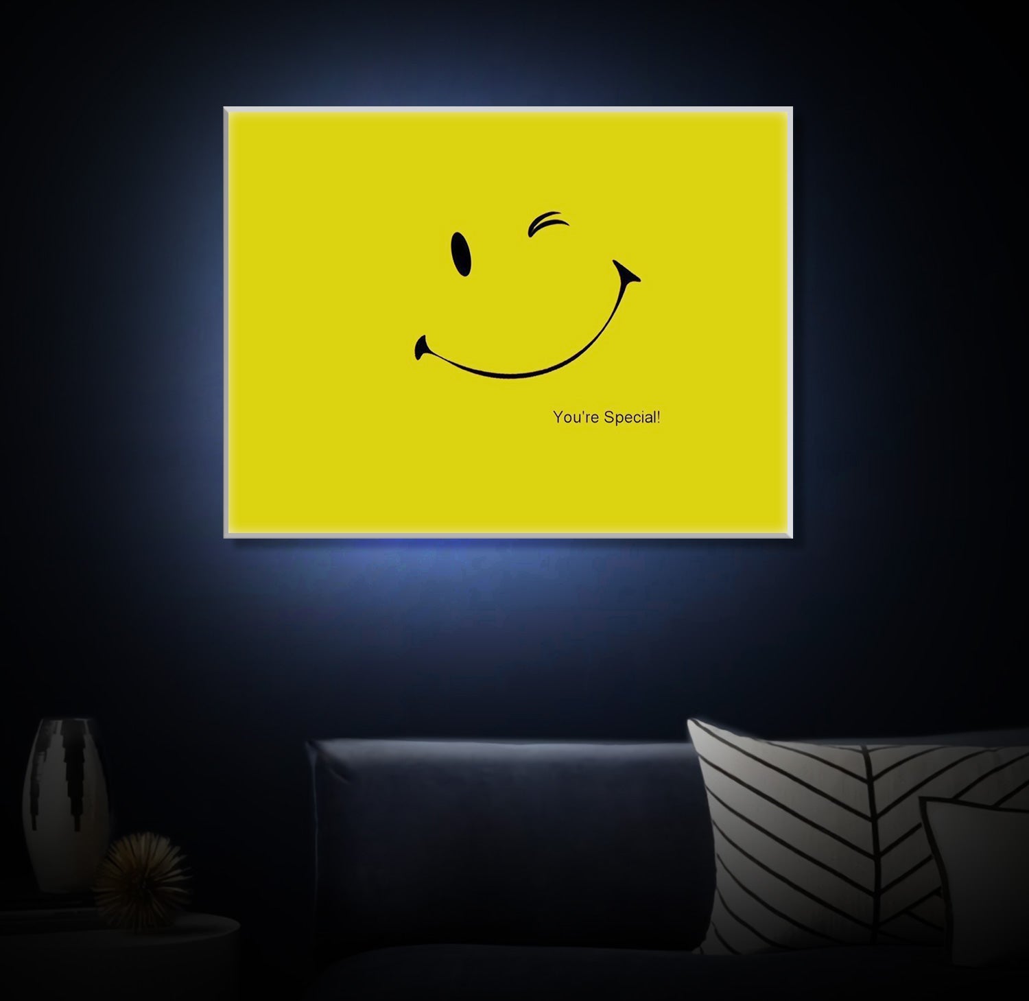 " Smiley You´re Special" LED Leuchtbild