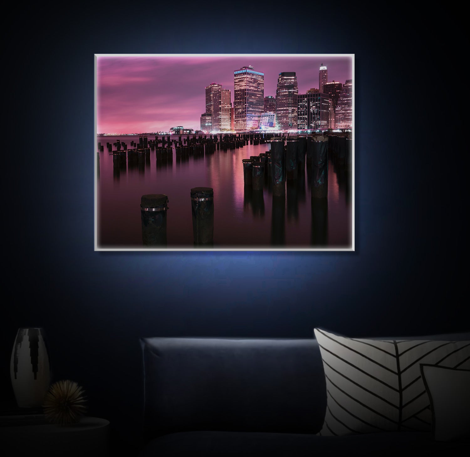 " Brooklyn Bridge Art" LED Leuchtbild