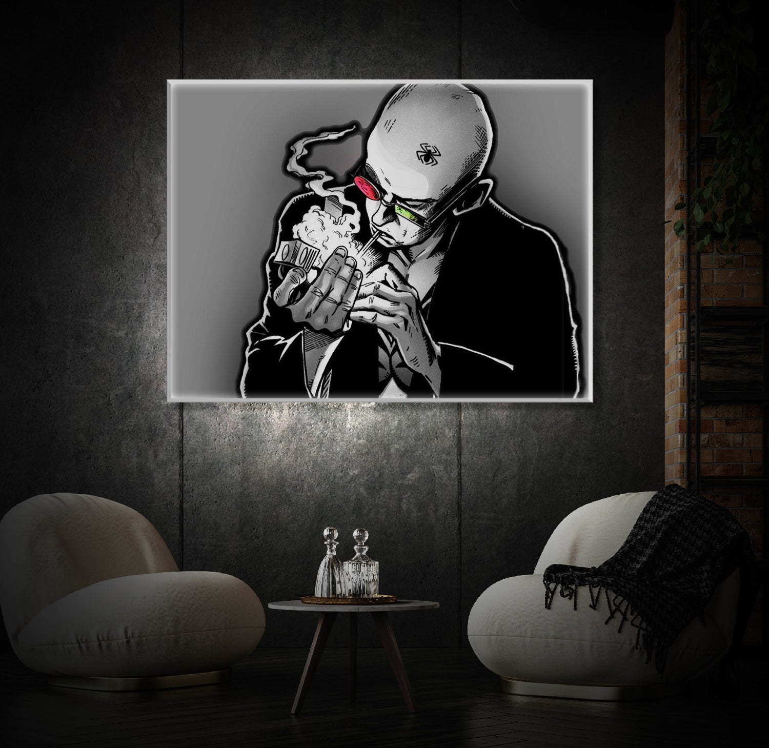 " Graffiti Art " LED Leuchtbild