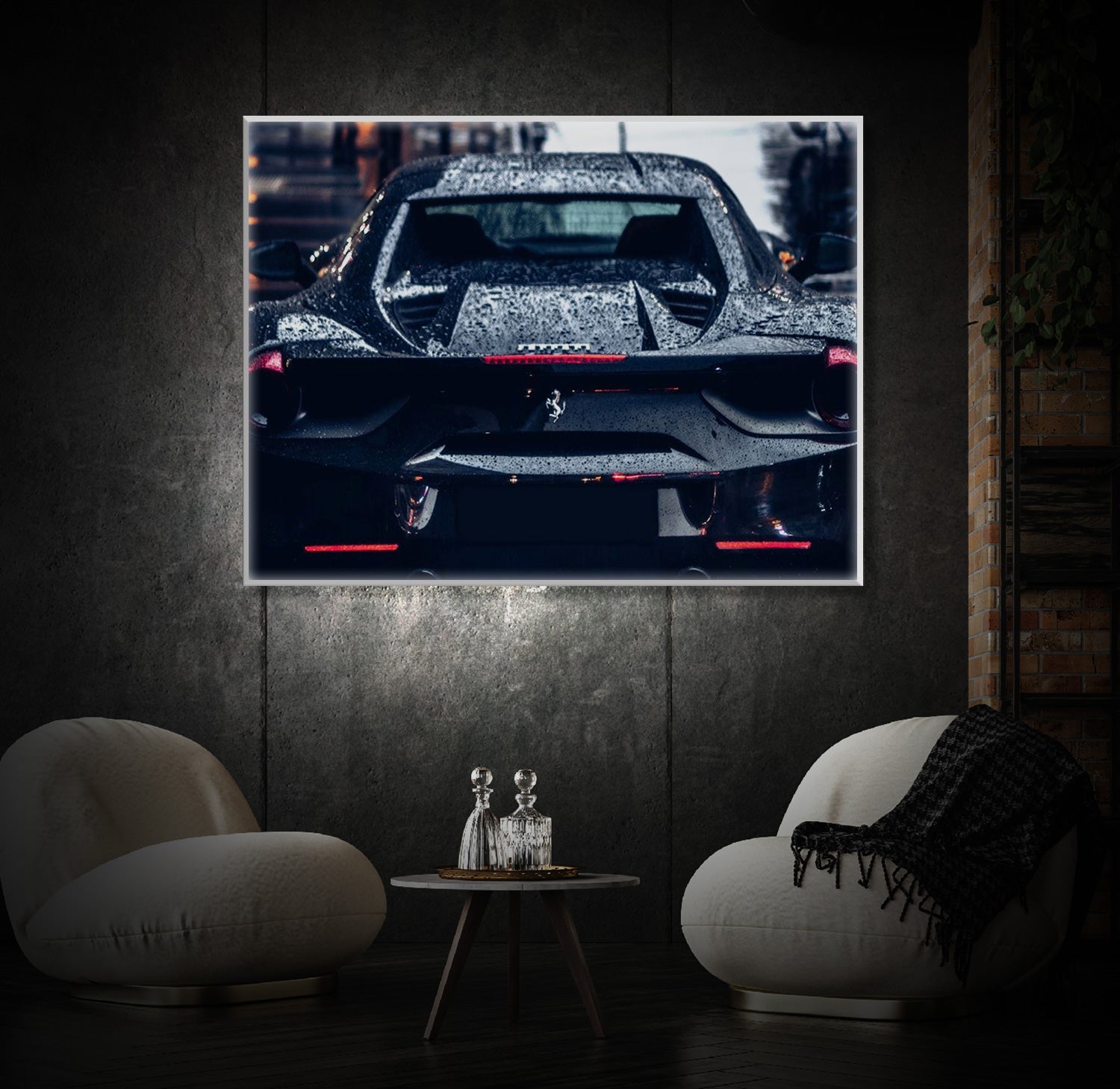 " Ferrari" LED Leuchtbild
