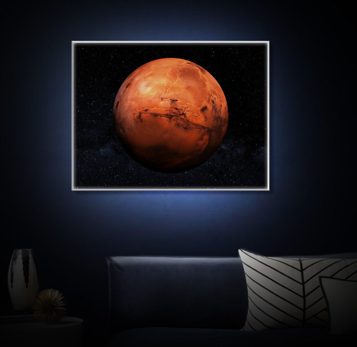 " Mars Planet Art" LED Leuchtbild