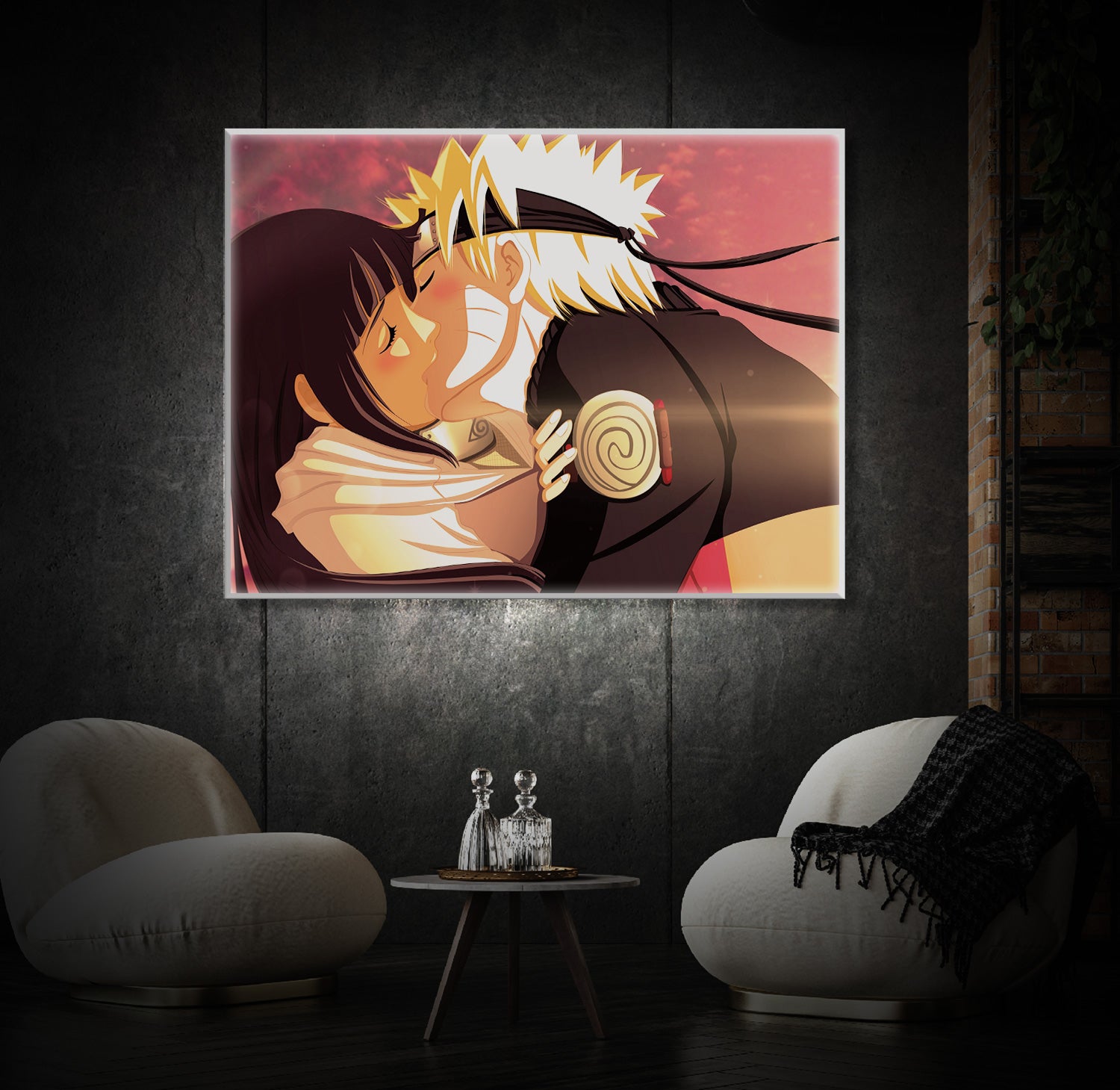 " Anime Naruto" LED Leuchtbild