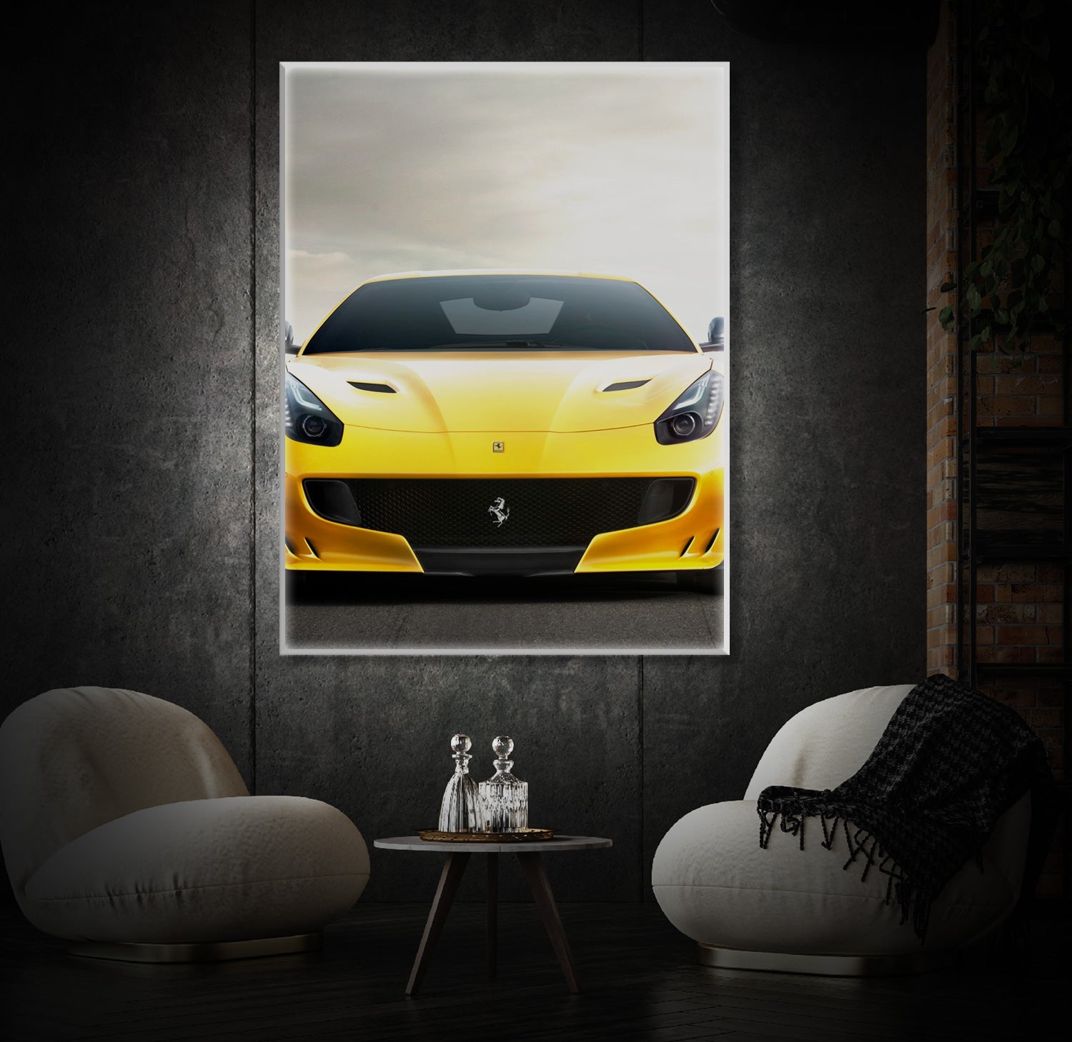 " Ferrari" LED Leuchtbild