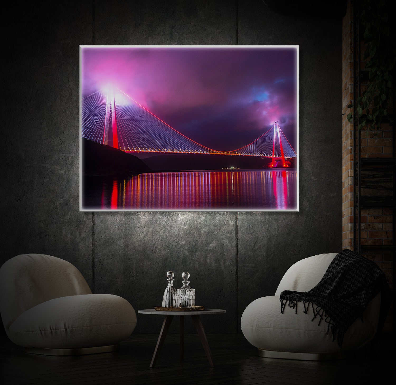 " Yavuz Sultan" LED Leuchtbild