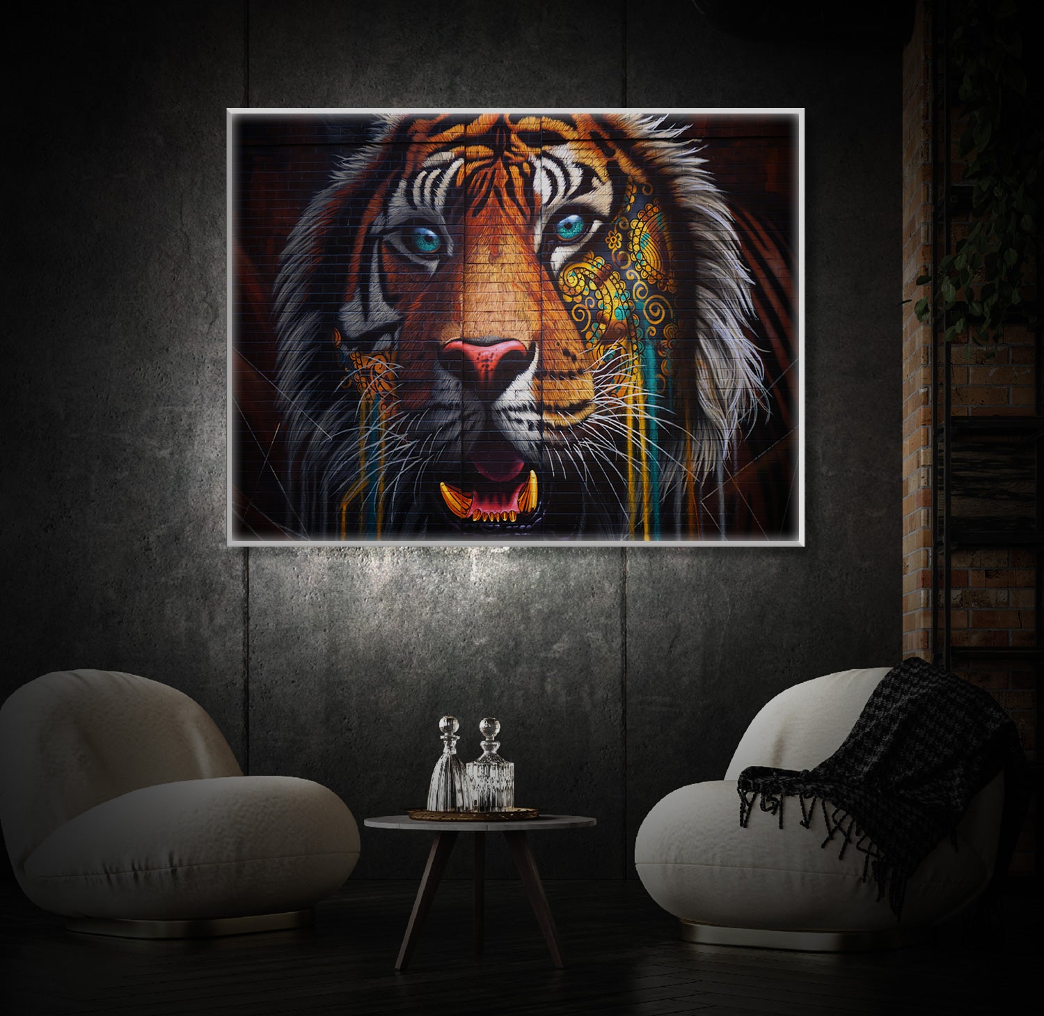 " Tiger" LED Leuchtbild