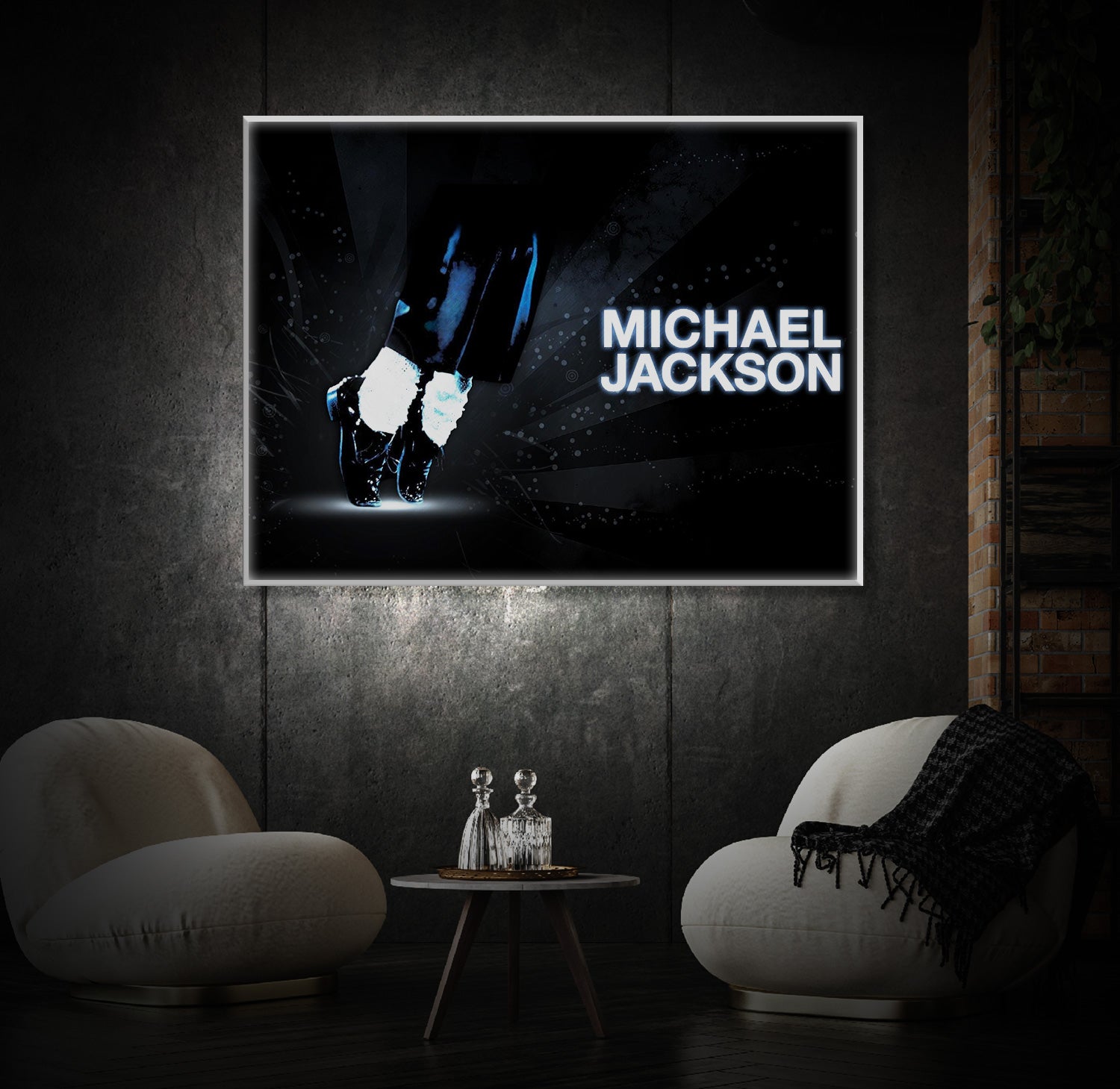" Michael Jackson" LED Leuchtbild