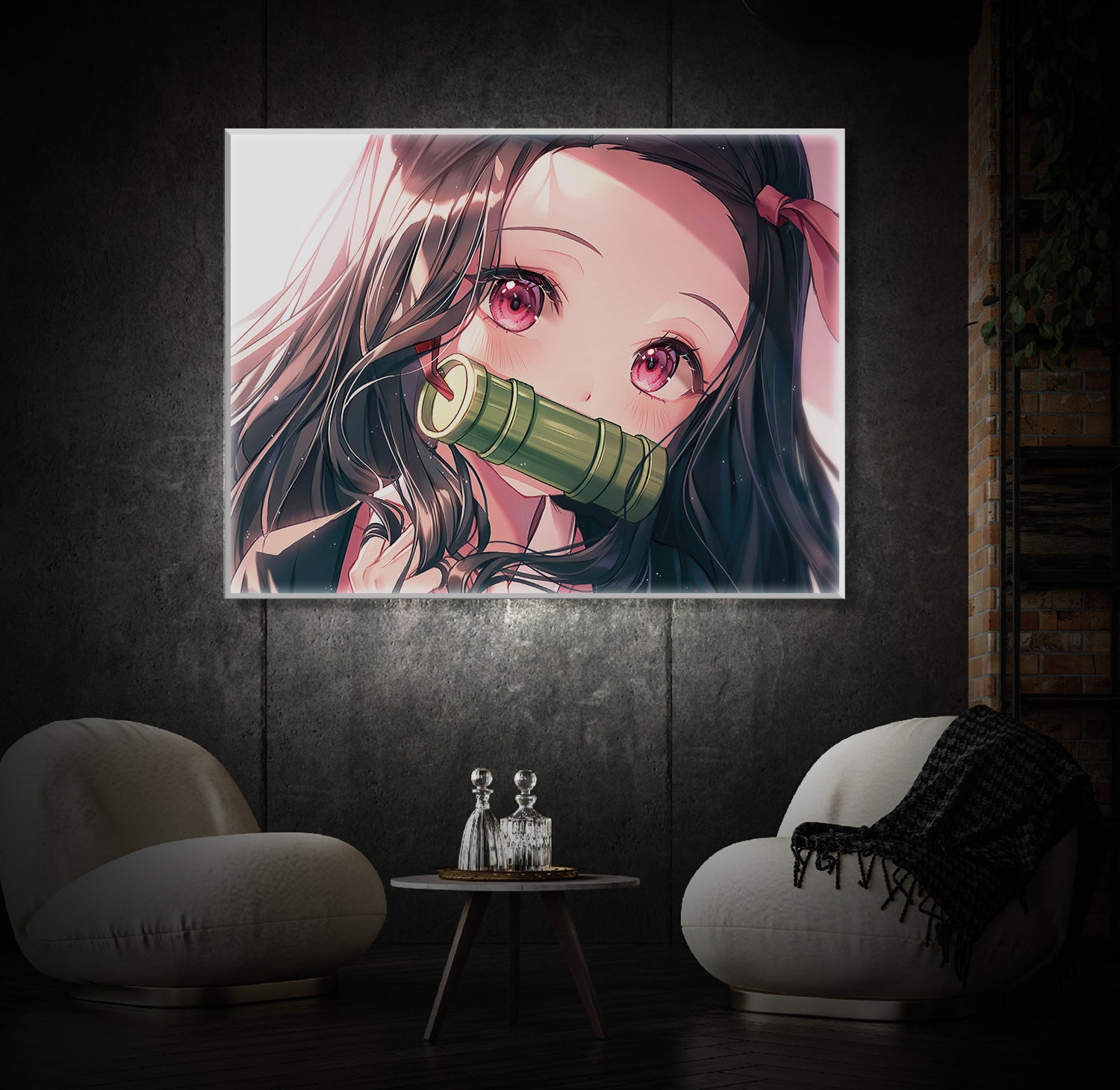 " Anime Nezuko Cute" LED Leuchtbild