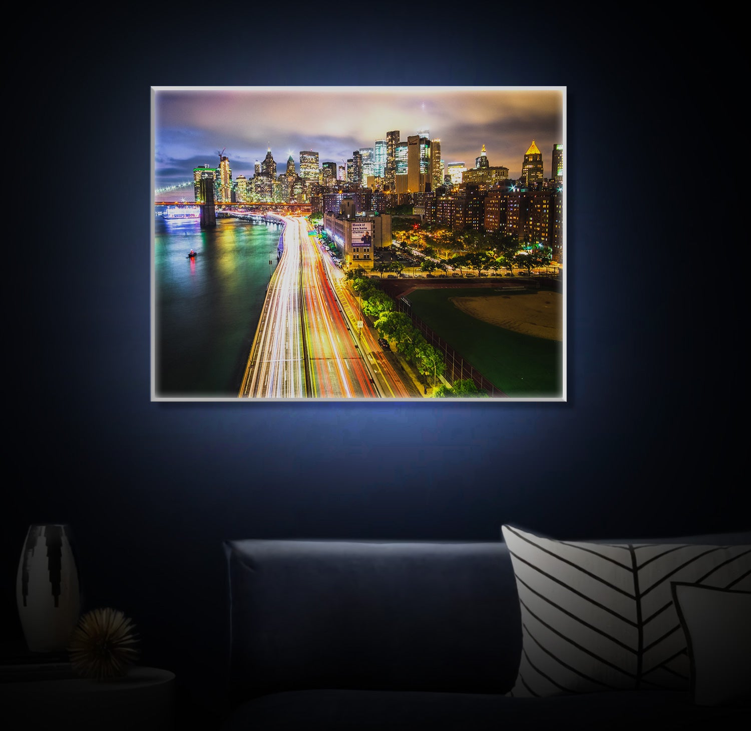 " Manhattan New Art" LED Leuchtbild