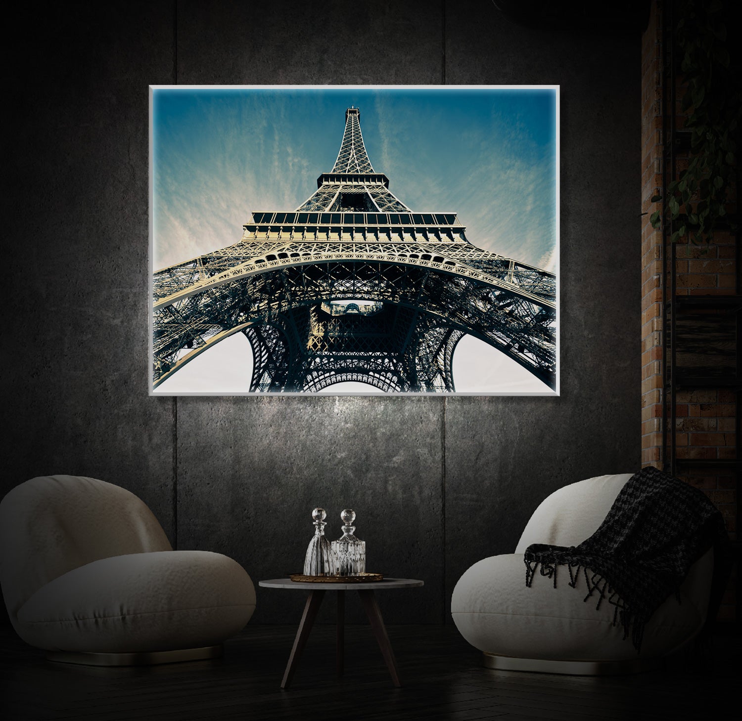 " La Tour Eiffel Art" LED Leuchtbild