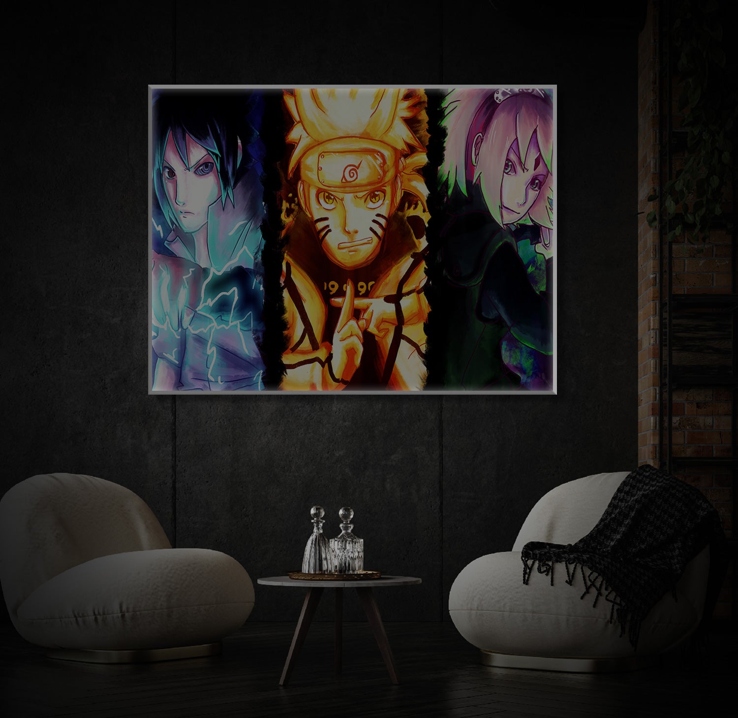 " Anime Naruto " LED Leuchtbild