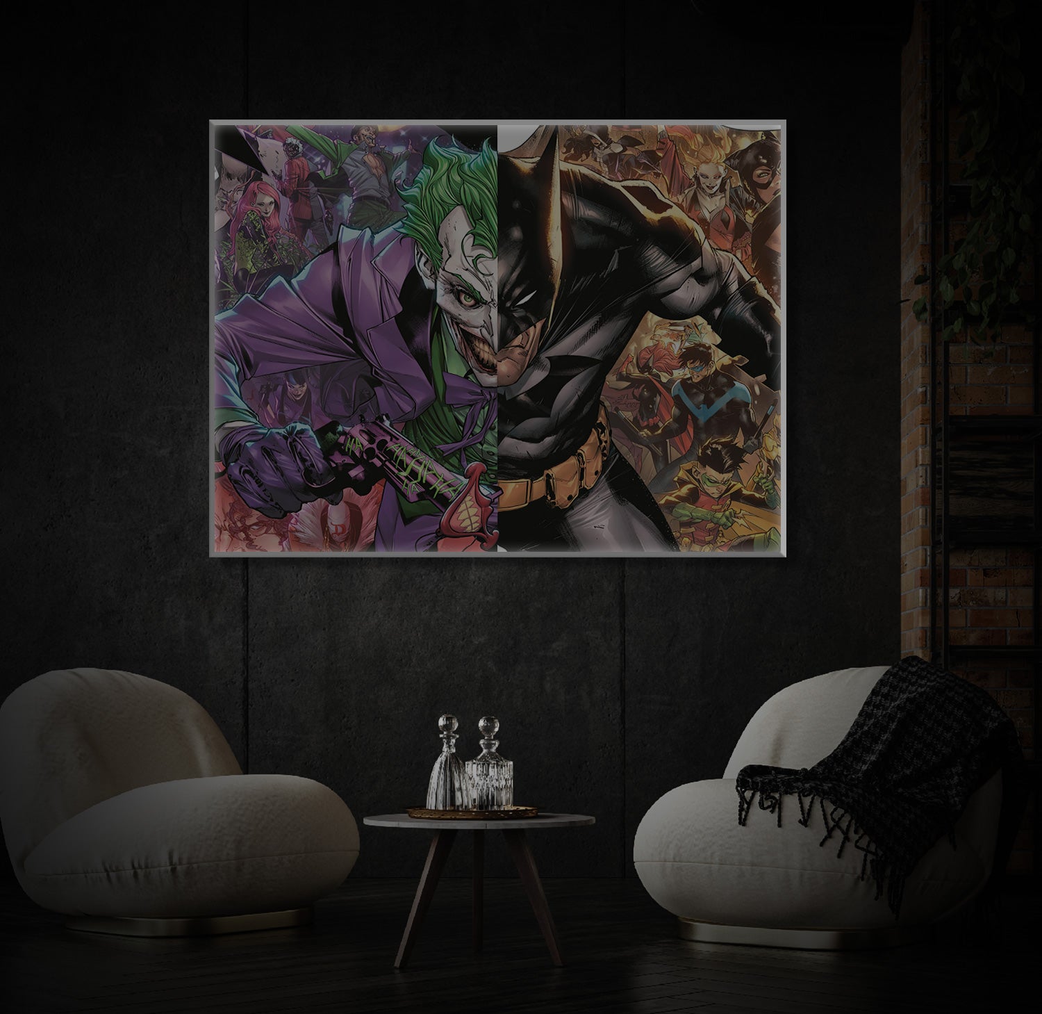" Anime Batman The Joker" LED Leuchtbilder