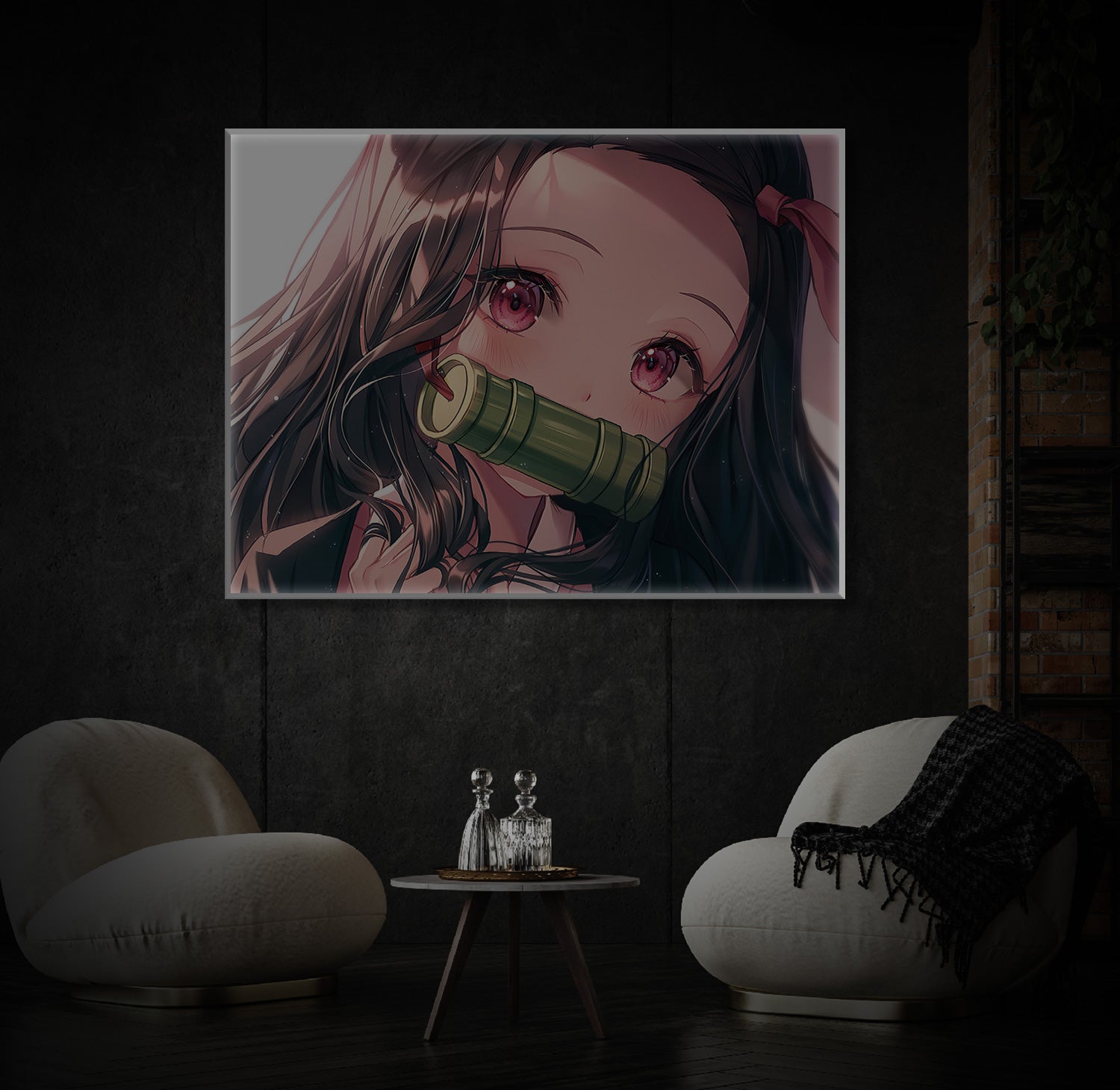 " Anime Nezuko Cute" LED Leuchtbild
