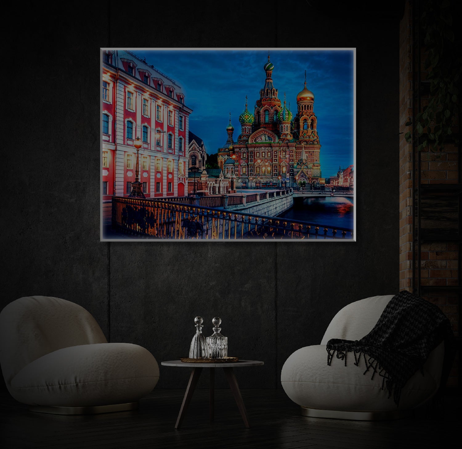 " St.Petersburg " LED Leuchtbild