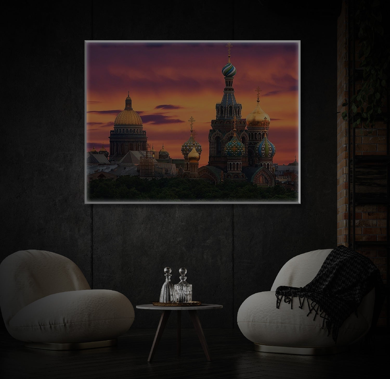 " St.Petersburg" LED Leuchtbild