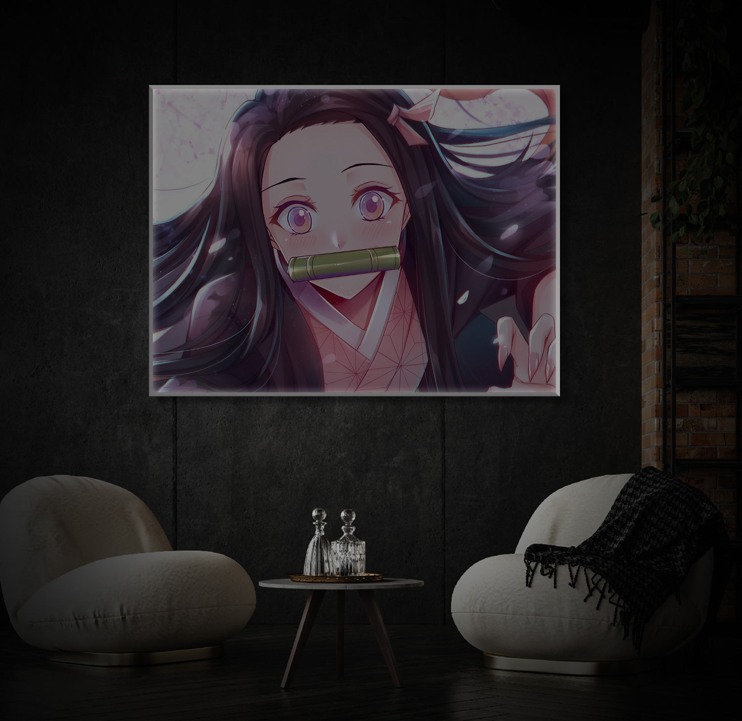 " Anime Slayer Kimetsu" LED Leuchtbild