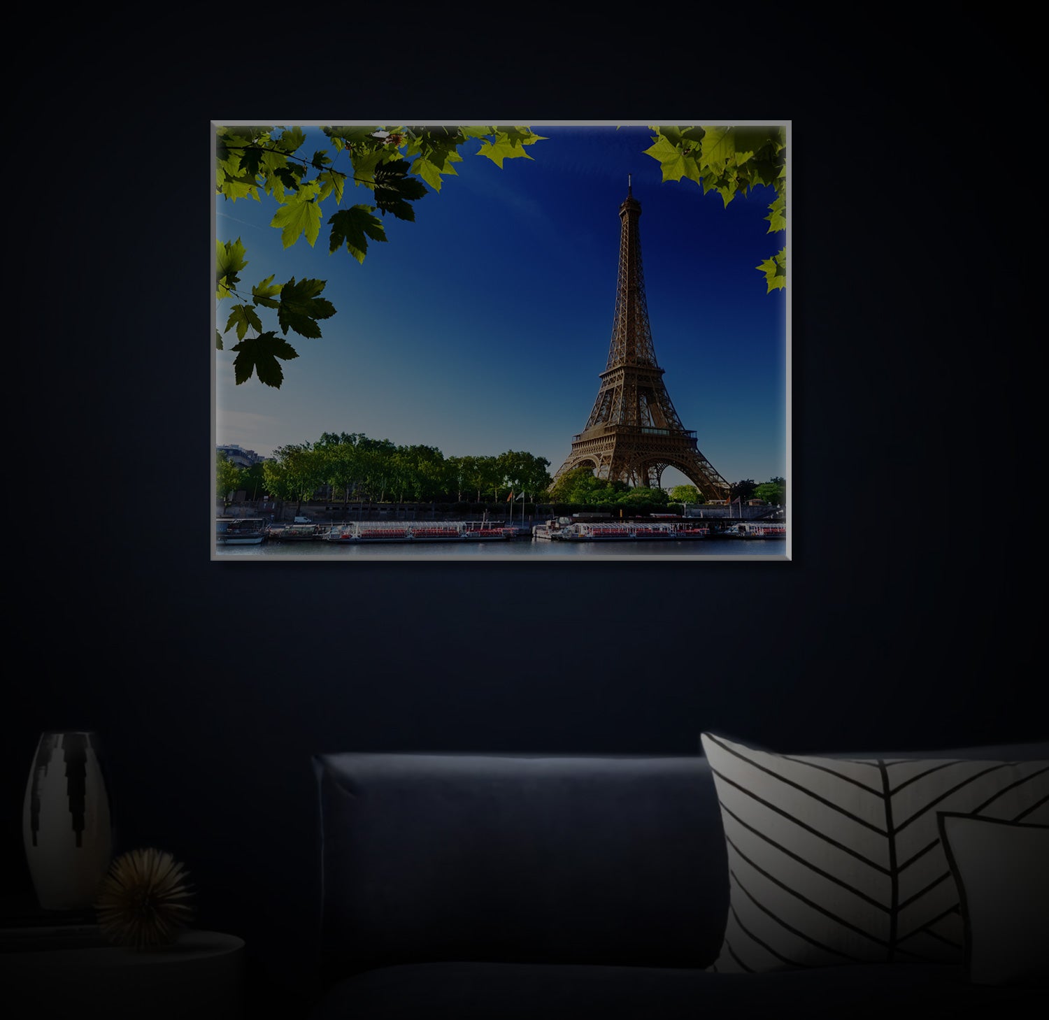 " France Paris Art" LED Leuchtbild
