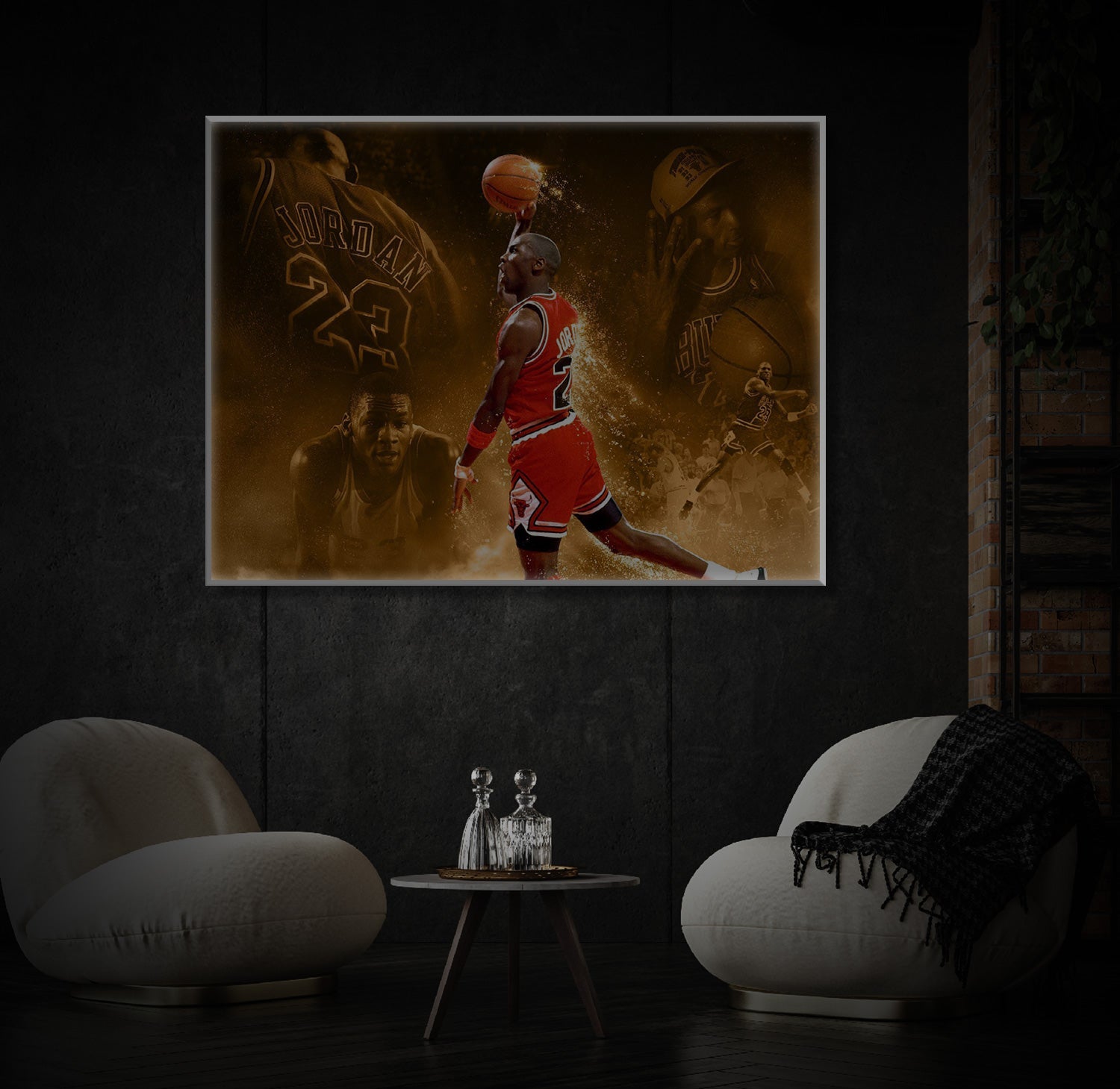 " Jordan 23" LED Leuchtbild