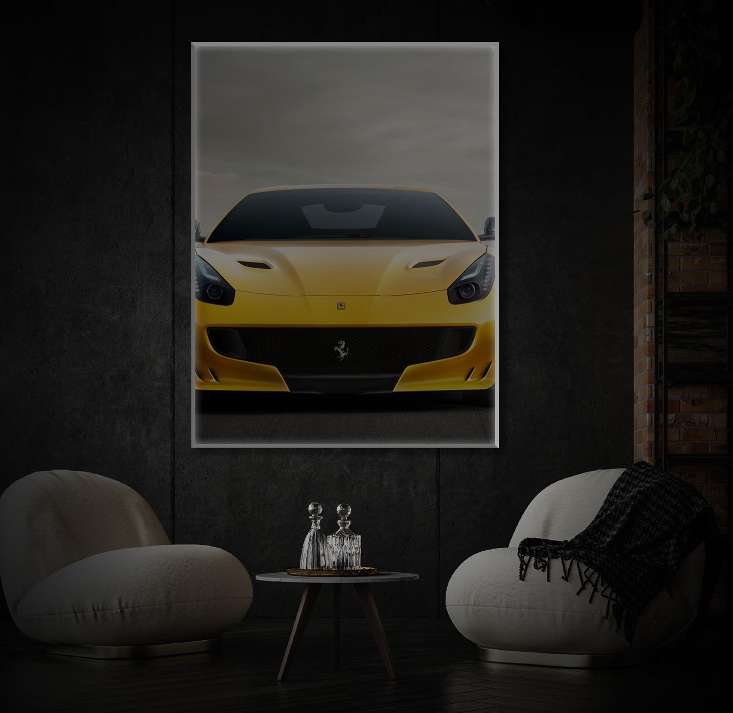 " Ferrari" LED Leuchtbild