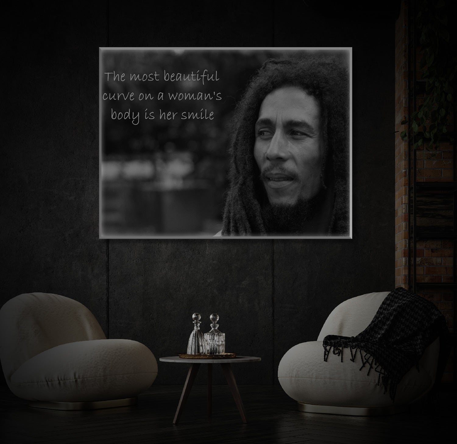 " Bob Marley " LED Leuchtbild
