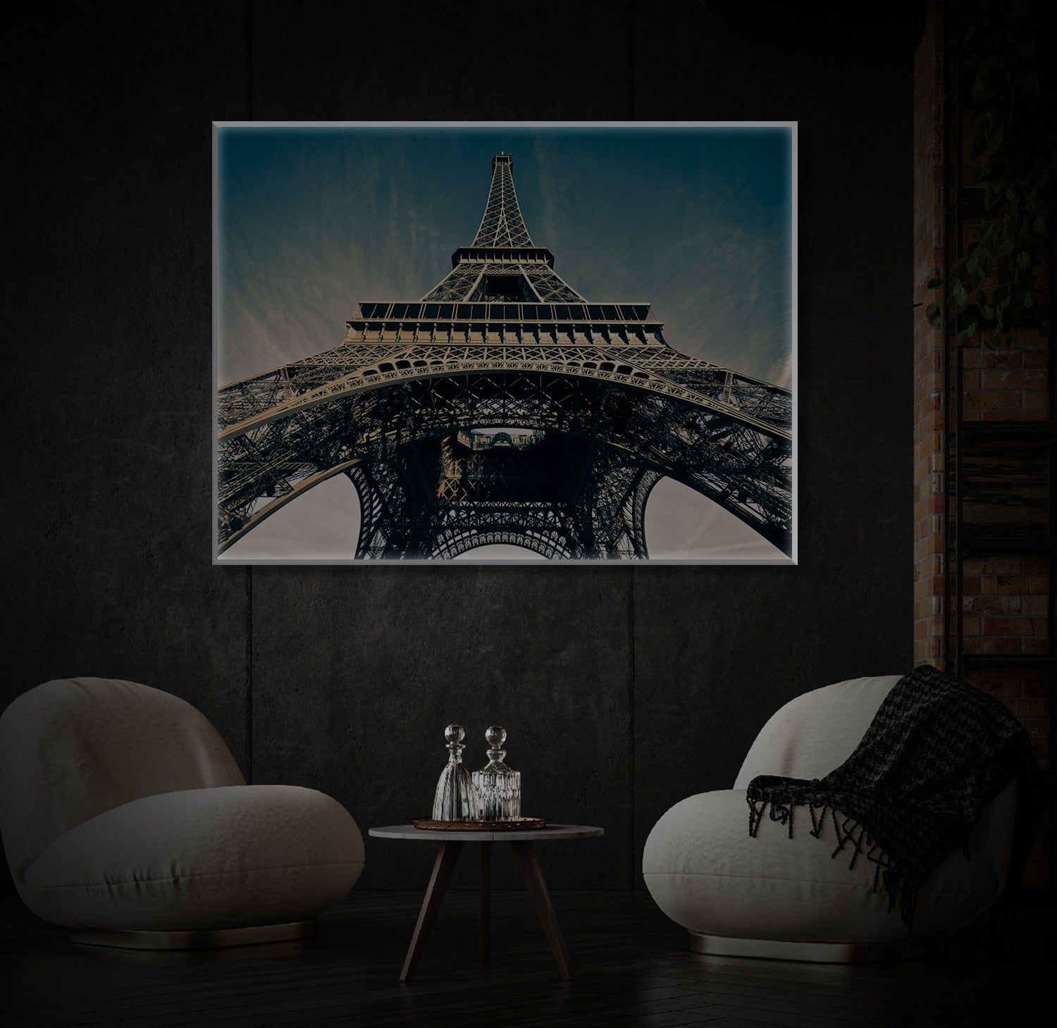 " La Tour Eiffel Art" LED Leuchtbild