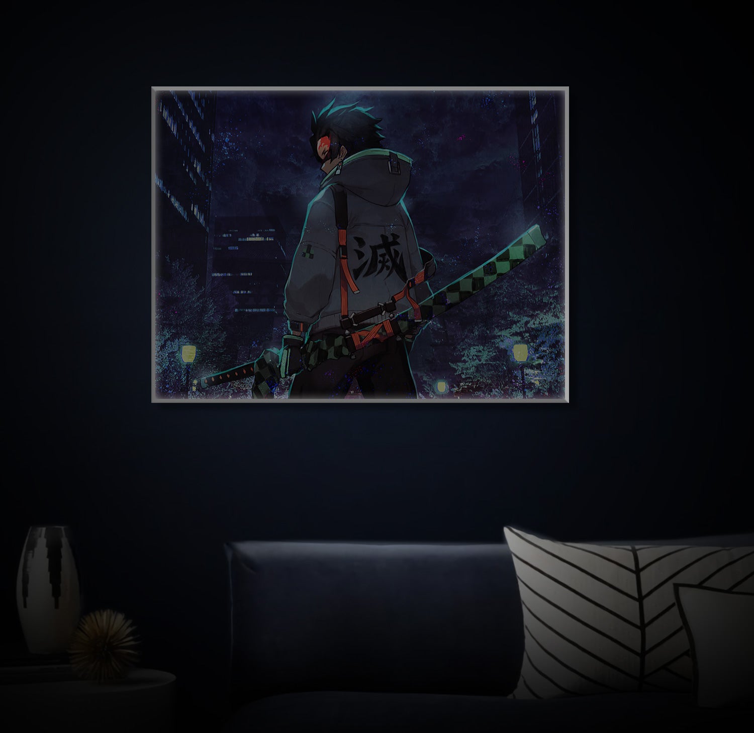 " Anime Tanjirou Tanjiro" LED Leuchtbild