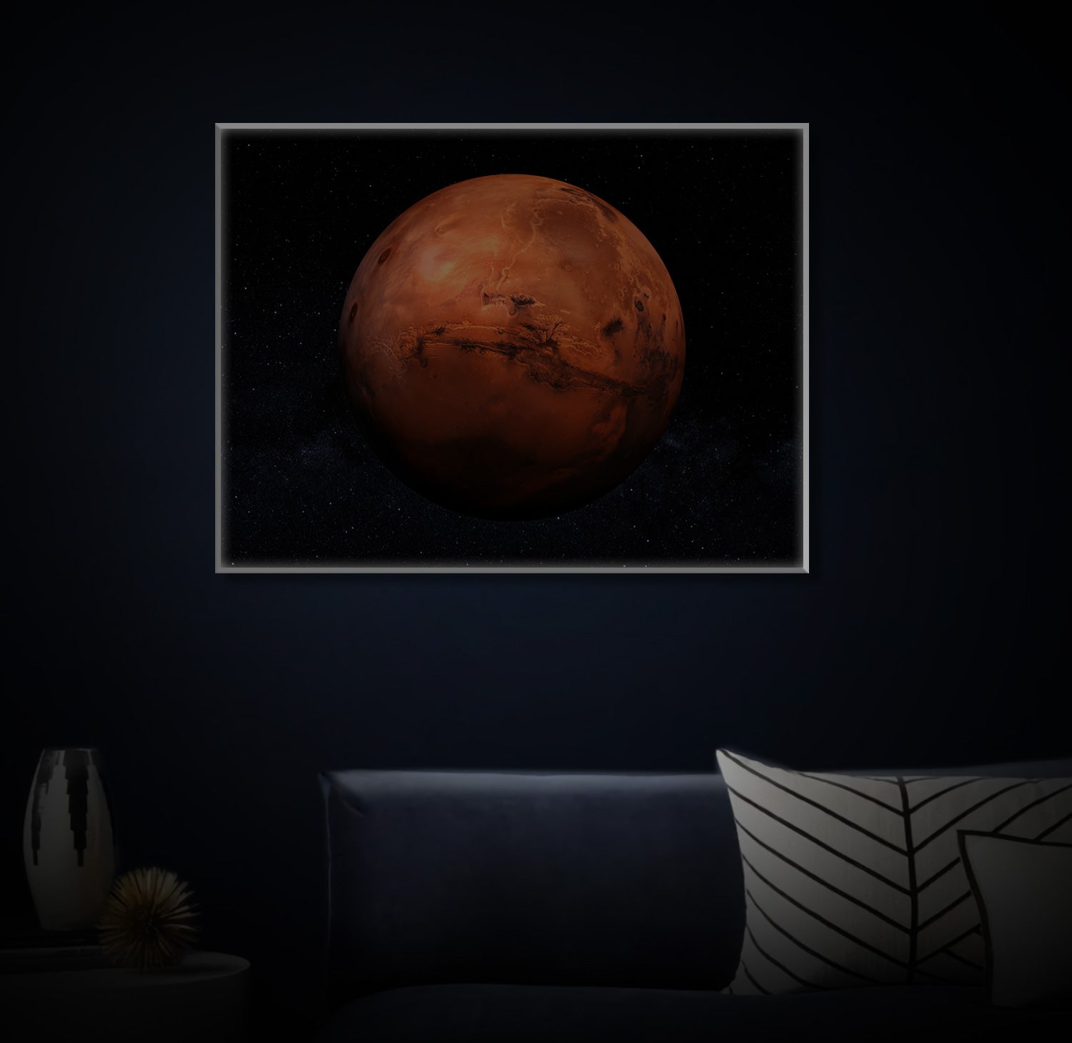 " Mars Planet Art" LED Leuchtbild