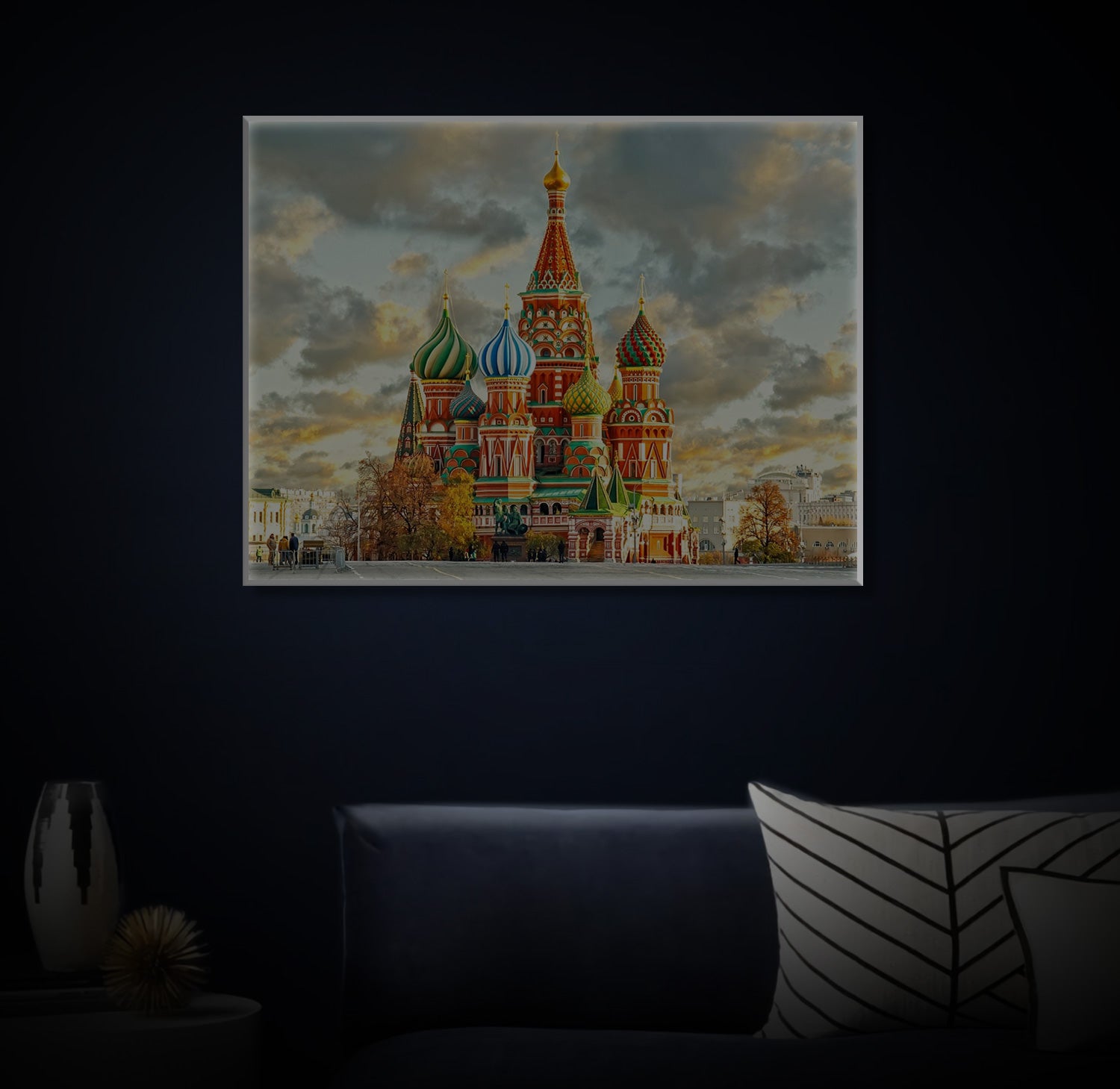 " Moskau" LED Leuchtbild