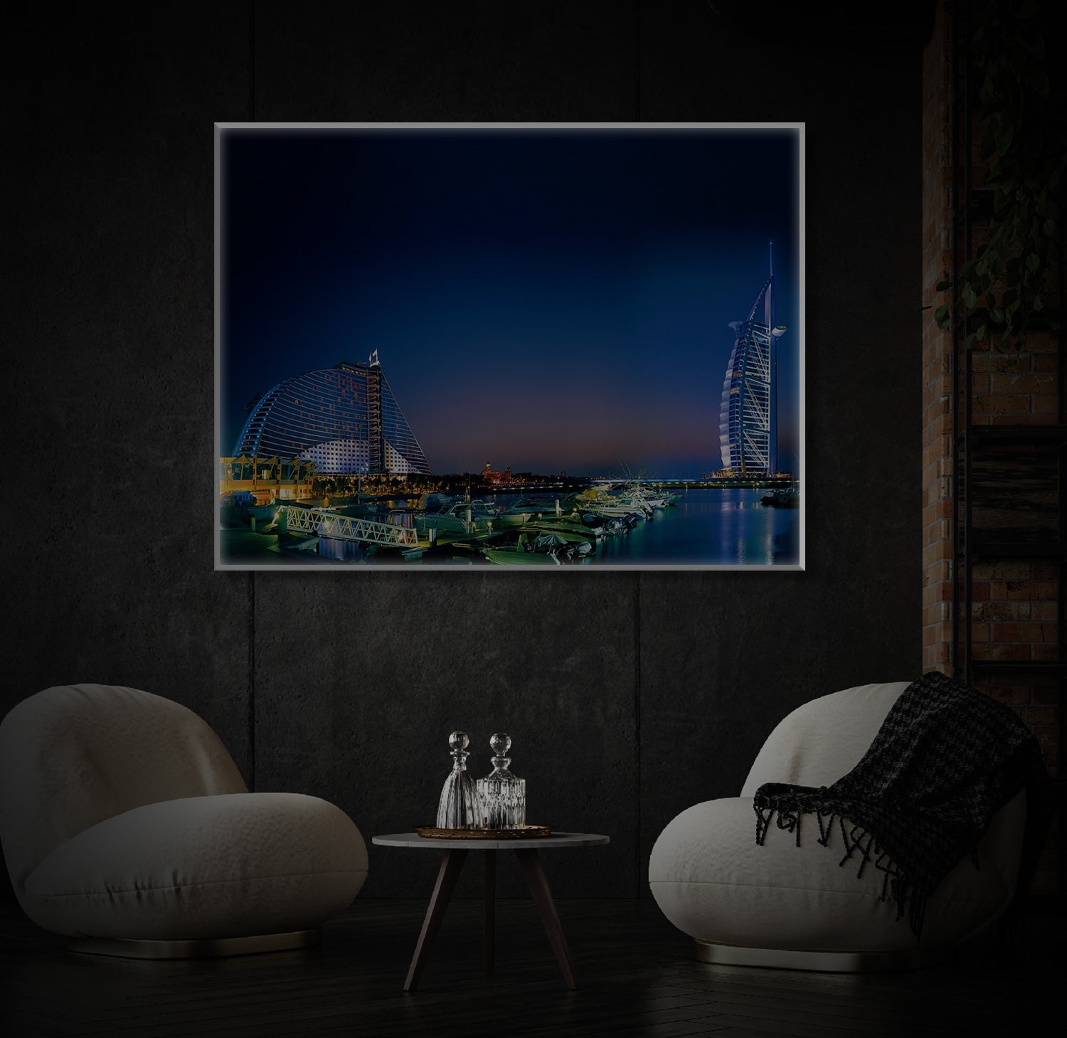 " Dubai Jumeirah" LED Leuchtbild