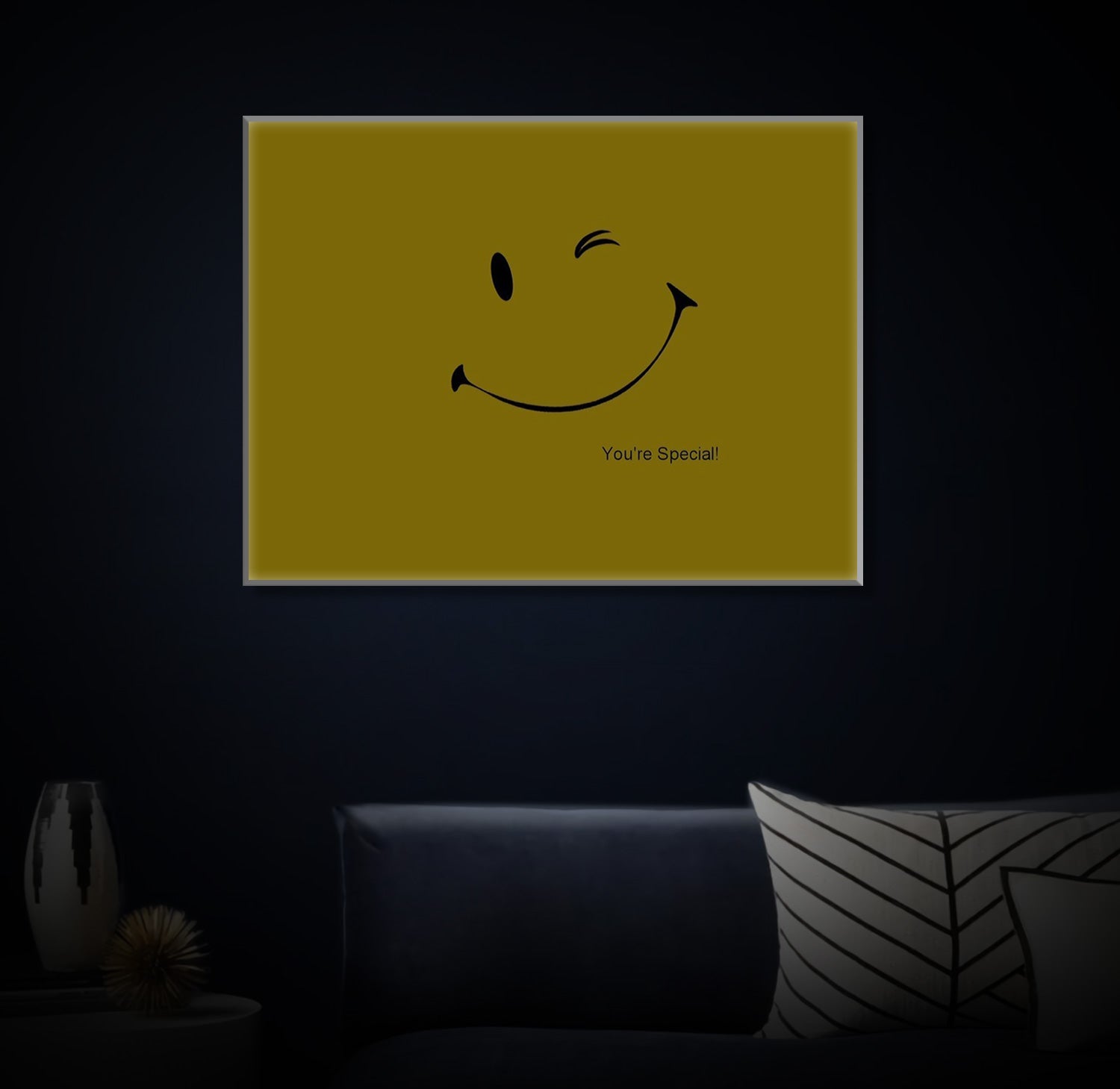 " Smiley You´re Special" LED Leuchtbild