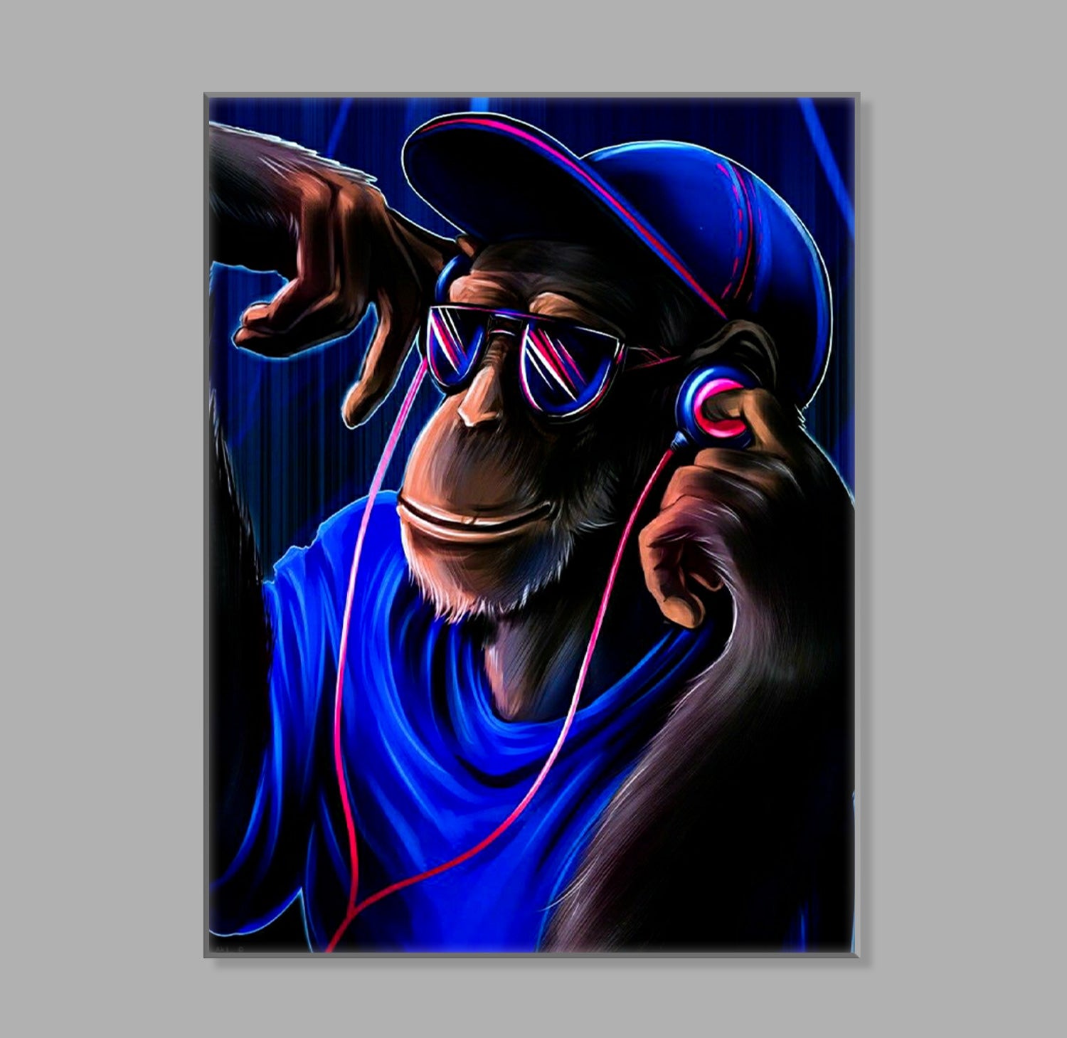 " Music Monkey" LED Leuchtbild