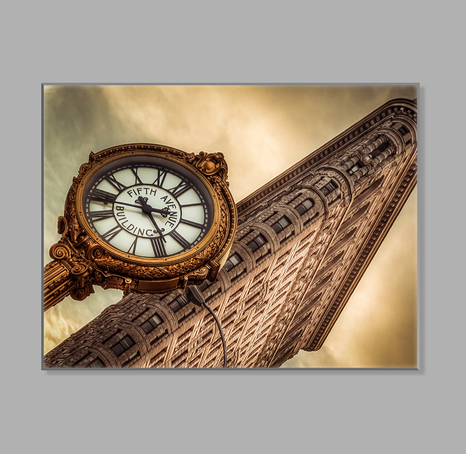 " Flatiron Building Manhattan New York City Art" LED Leuchtbild