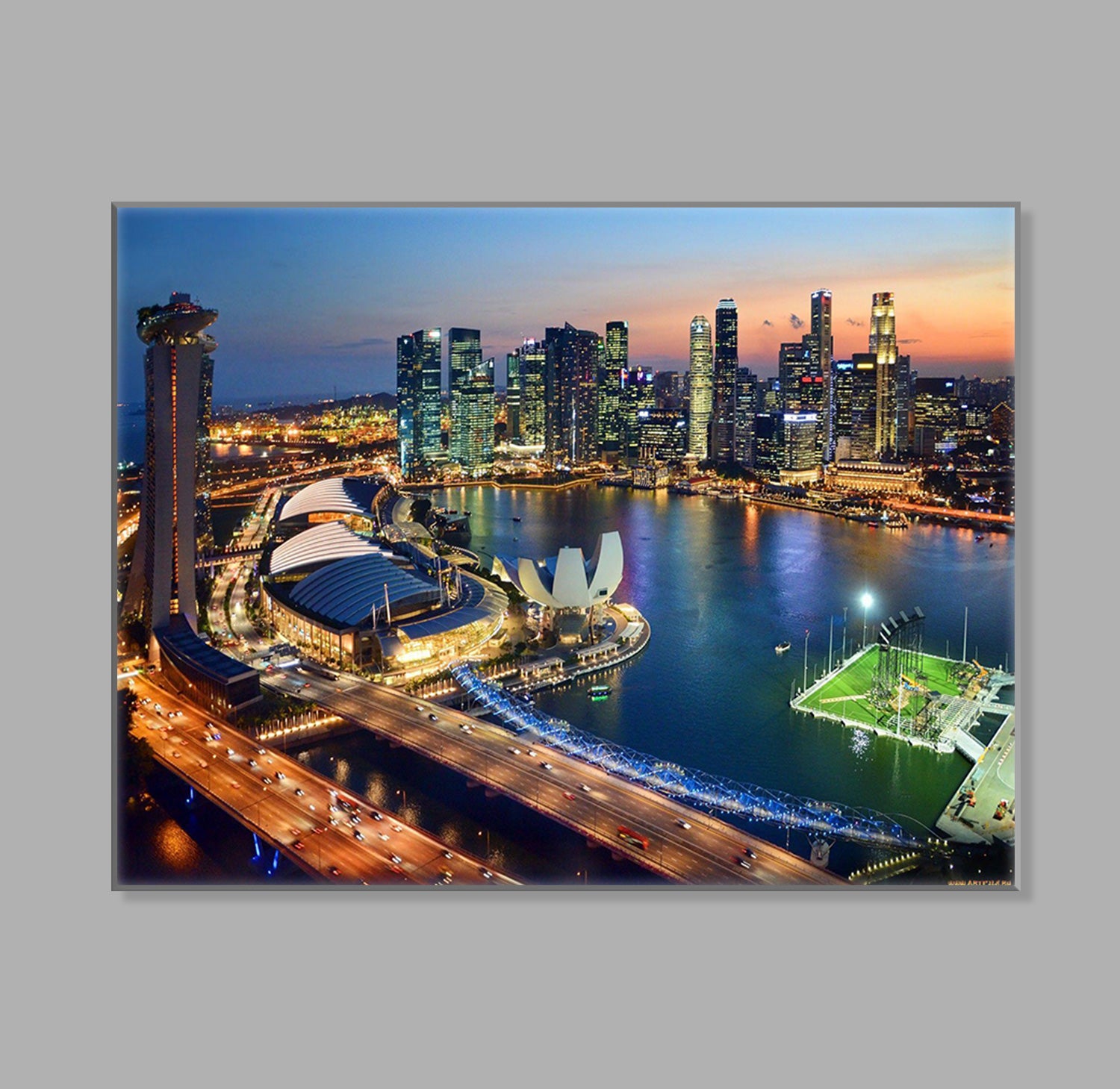 " Singapur" LED Leuchtbild