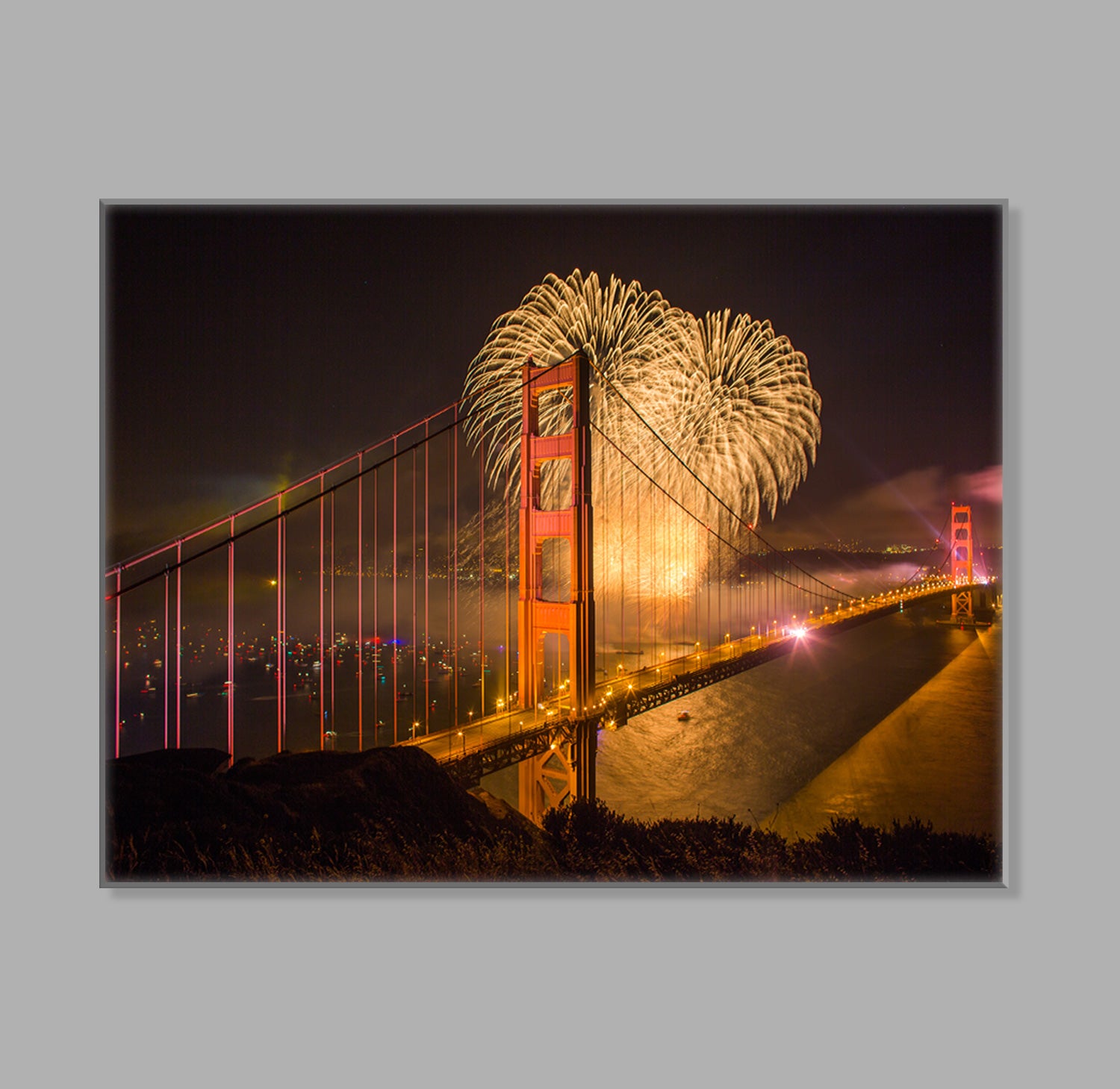 " Golden Gate Art" LED Leuchtbild