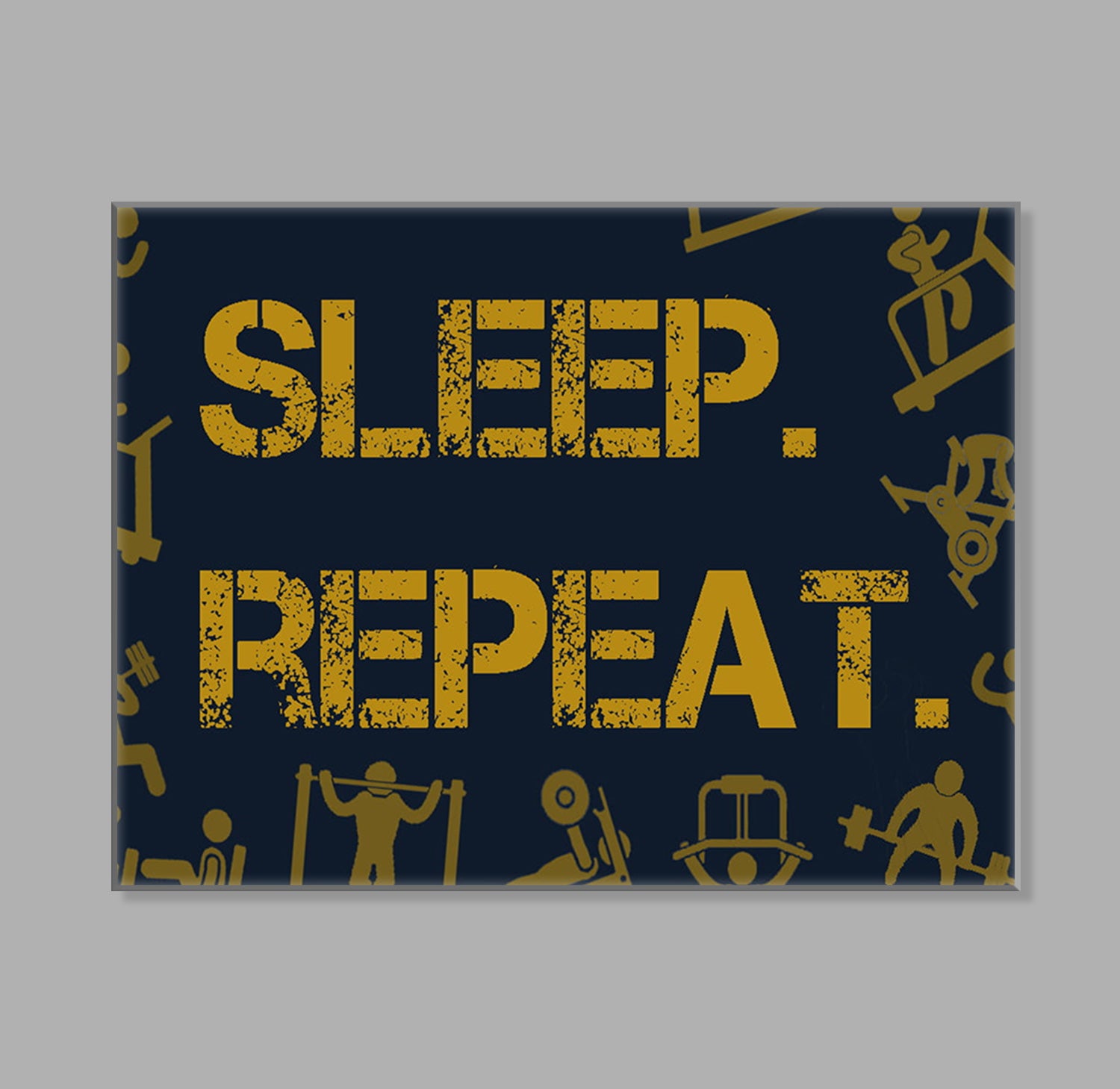 " Sleep Repeat" LED Leuchtbild
