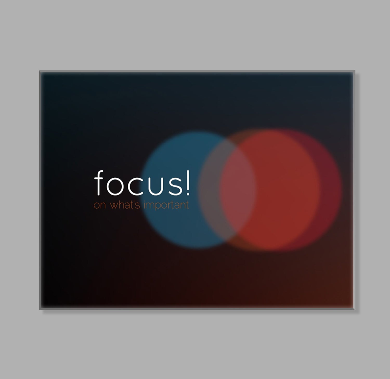 " Focus" LED Leuchtbild