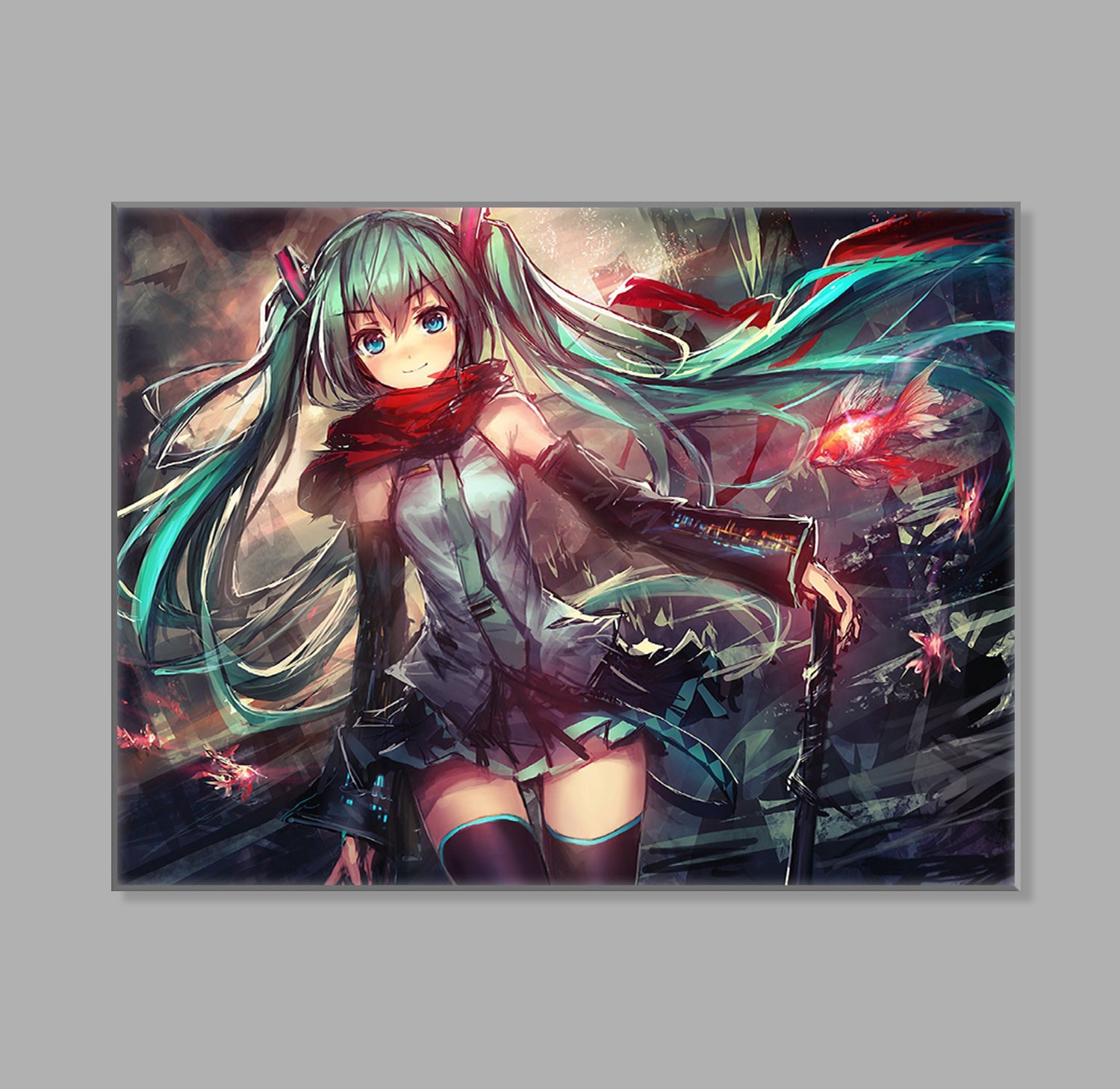 " Anime Hatsune" LED Leuchtbild