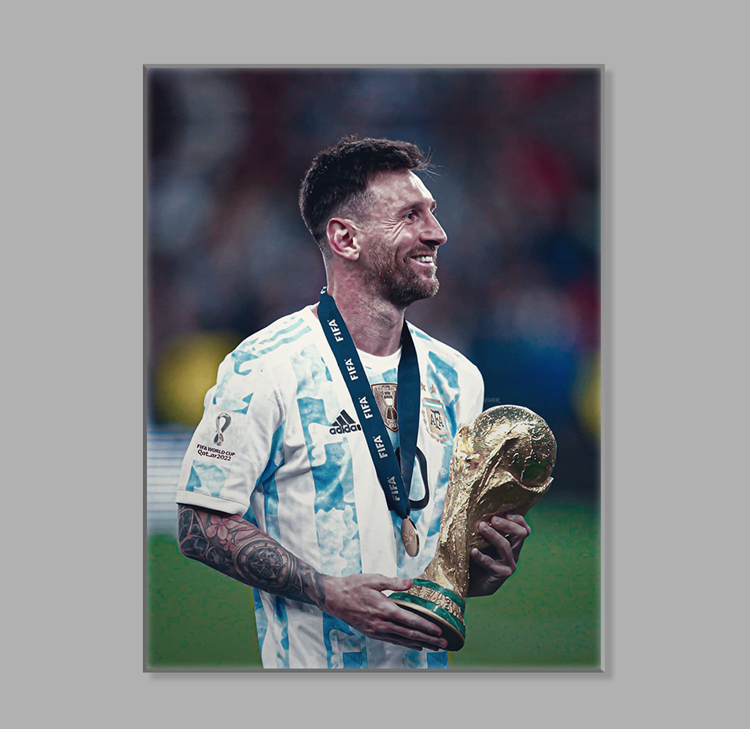 " Messi Argentina" LED Leuchtbild