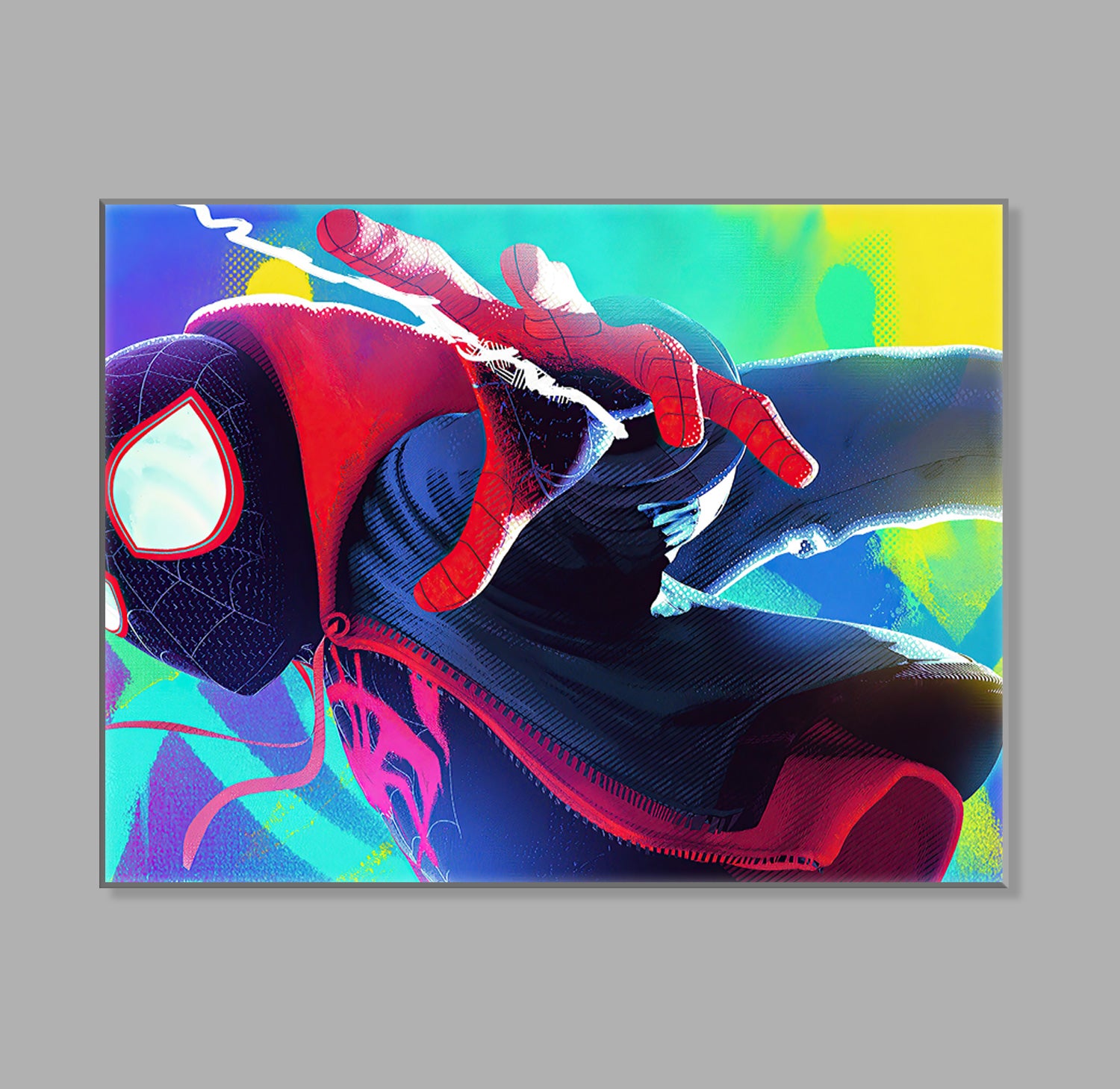 " Anime Spider Man" LED Leuchtbild