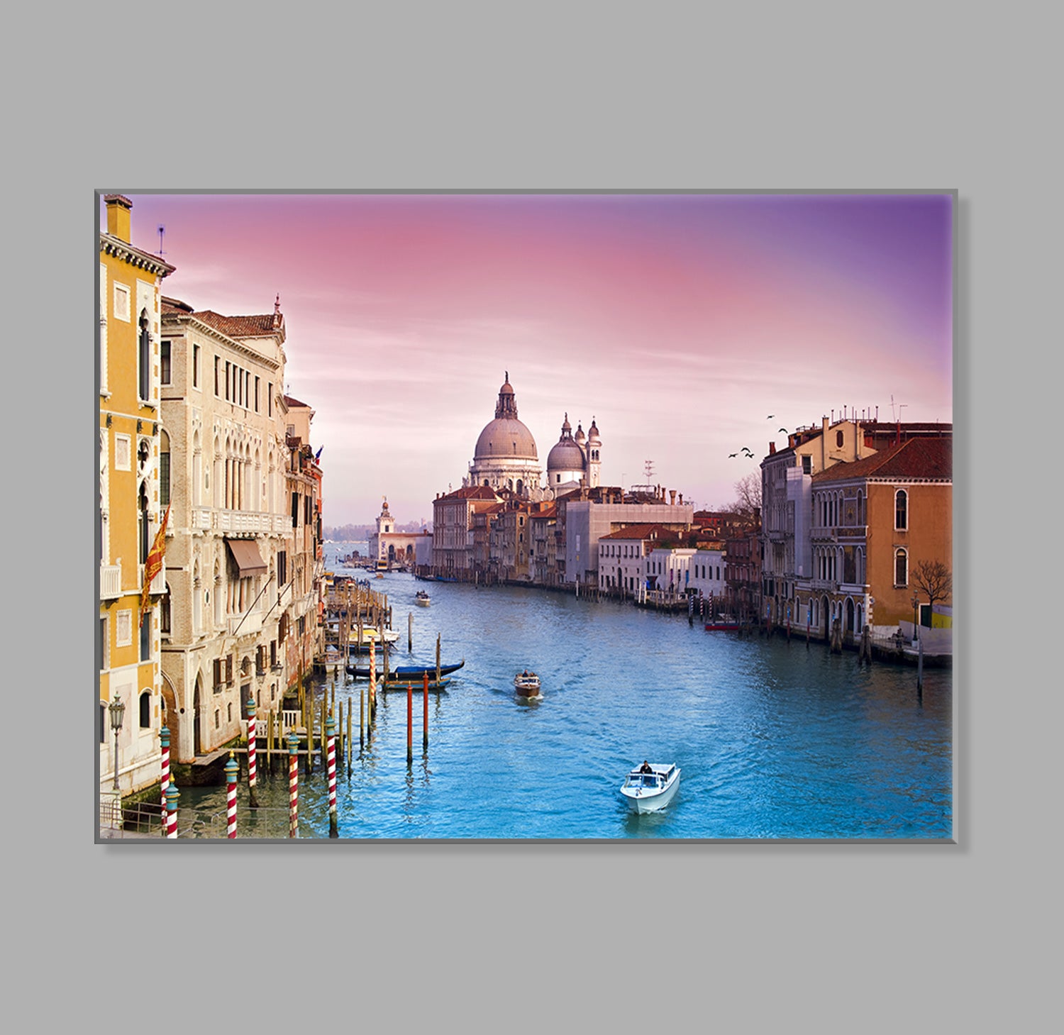 " Venice Italy Grand Canal Architecture Art" LED Leuchtbild